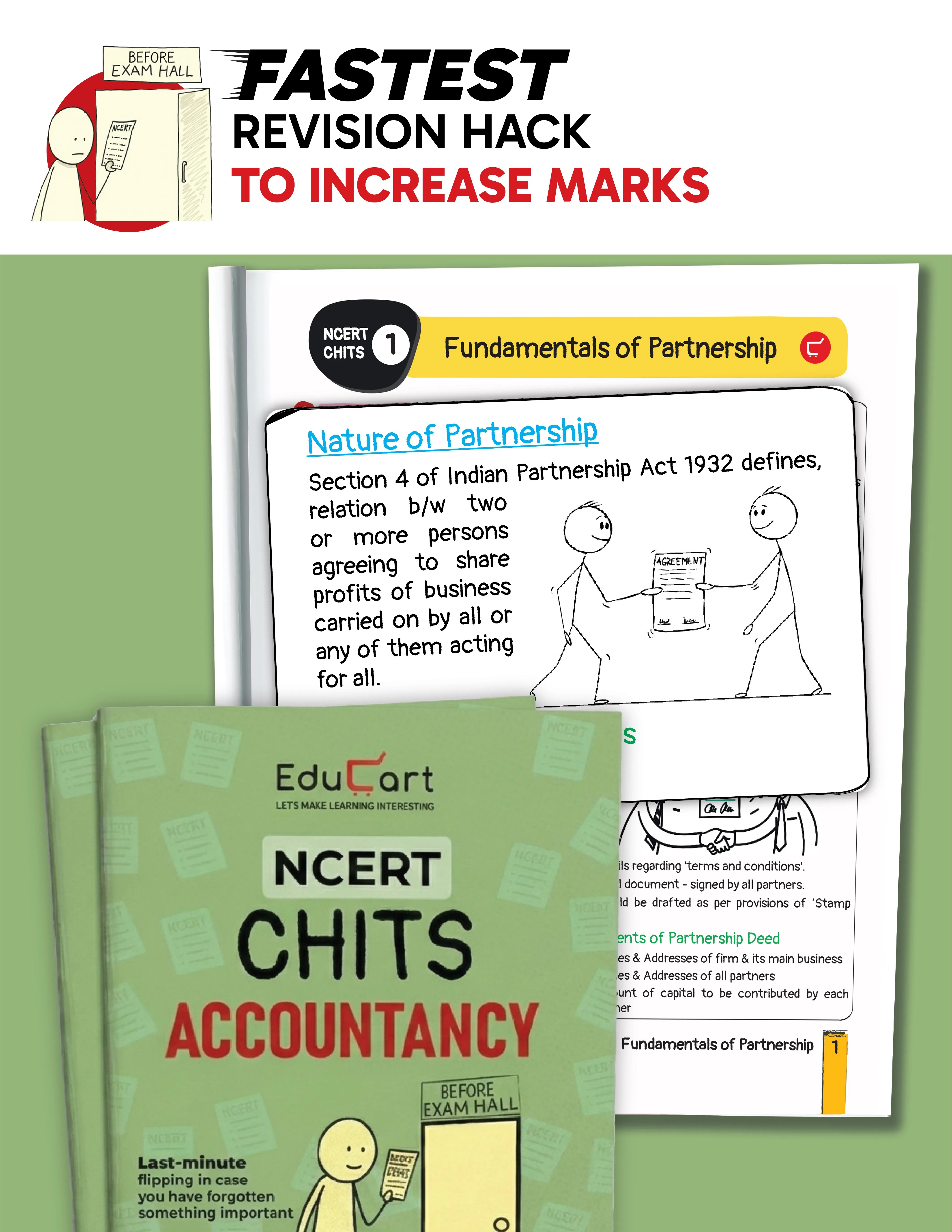 Educart PRAYAS CBSE Class 12 for 2026 Accountancy, Business Studies, Economics and English Core (Introducing revolutionary marks increment concept - NCERT CHITS)