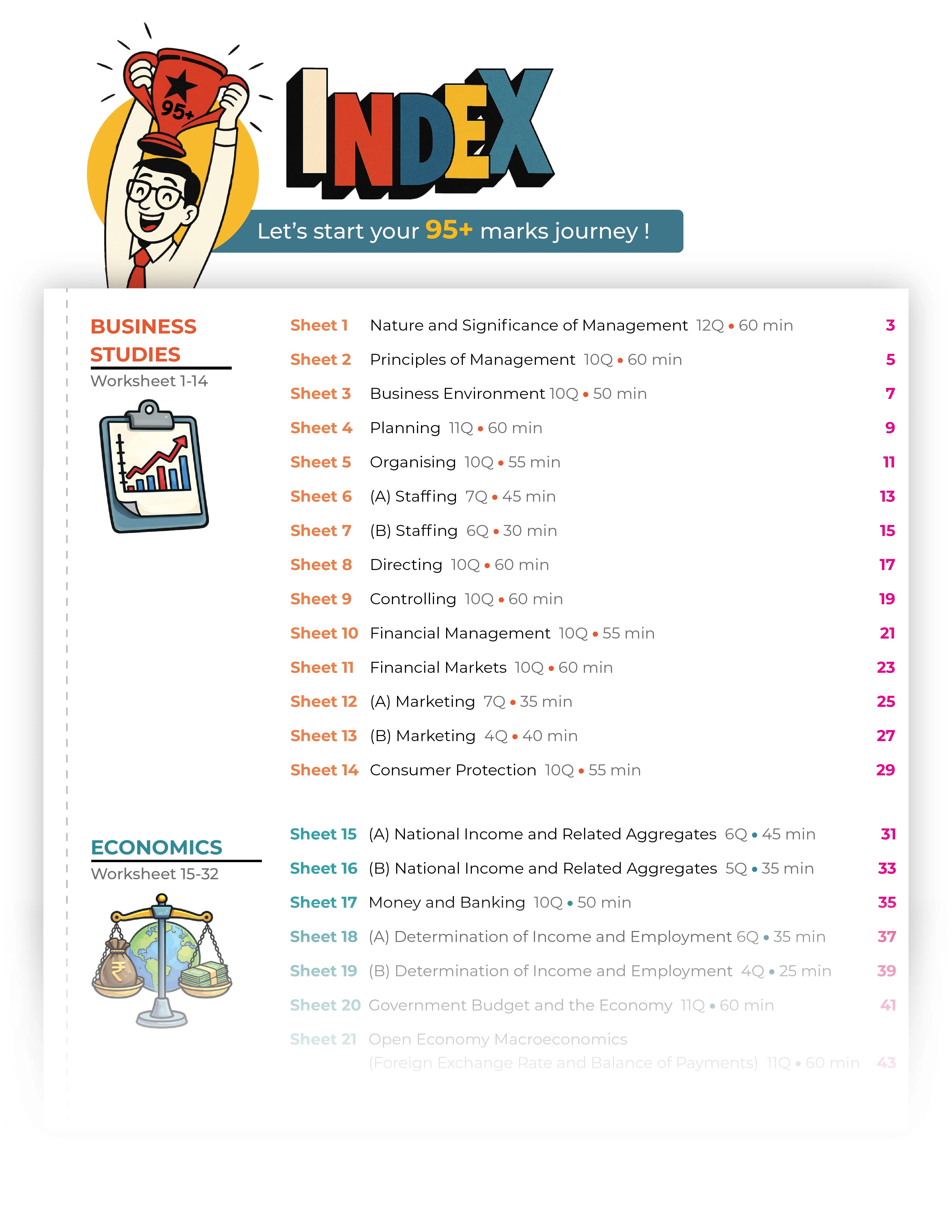 Educart PRAYAS CBSE Class 12 for 2026 Accountancy, Business Studies, Economics and English Core (Introducing revolutionary marks increment concept - NCERT CHITS)