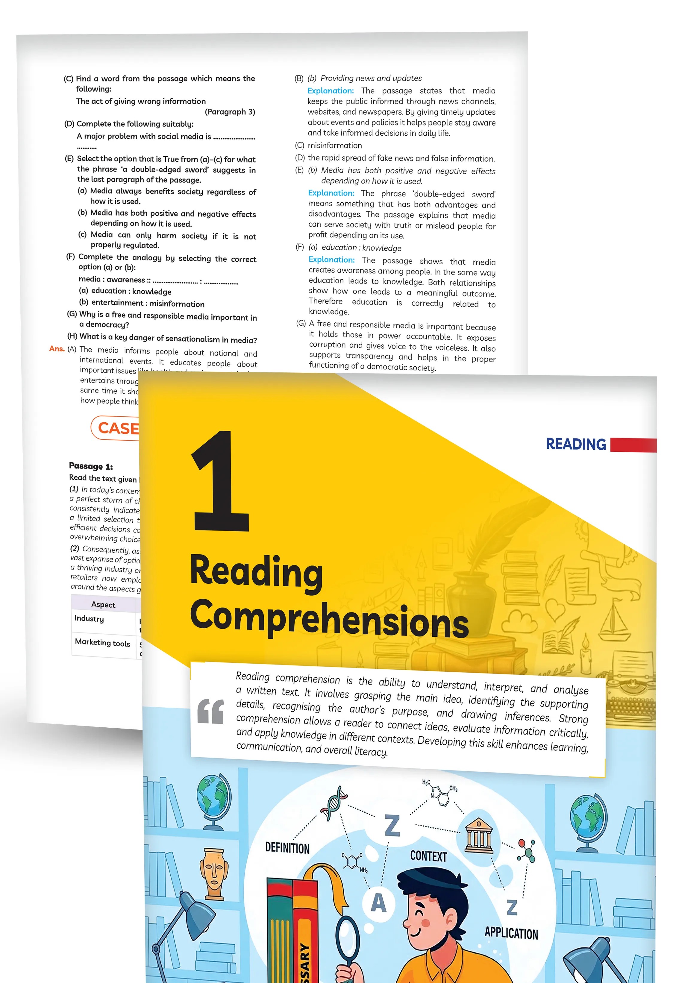 Educart CBSE Class 10 English Question Bank 2026-27 | Chapterwise, Case-Based & Competency-Based Qs | Unit Test Worksheets, Notes & Visuals | NCERT Based CBSE 2027