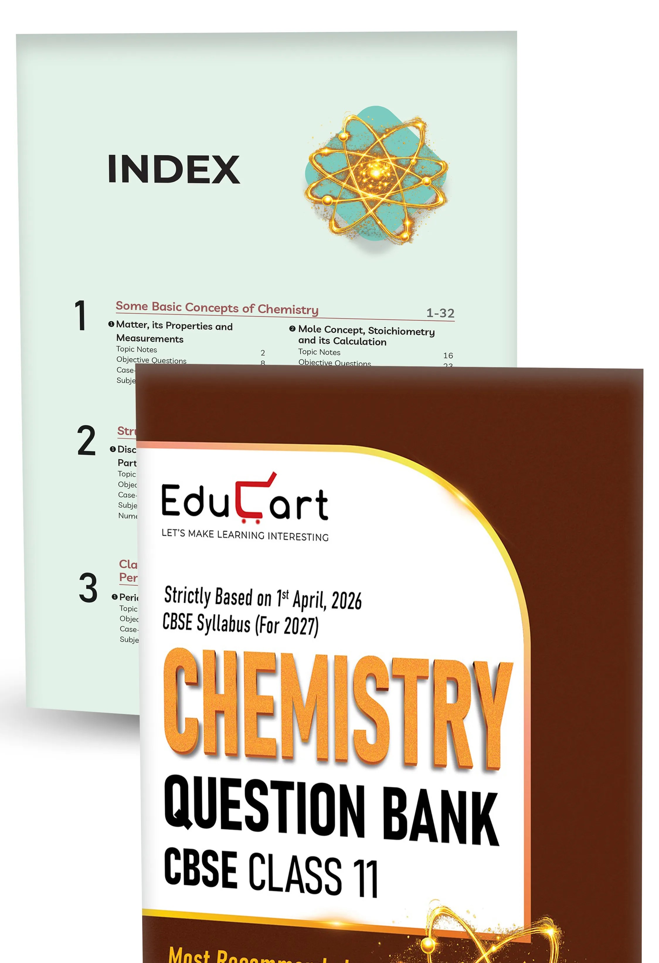 Educart CBSE Class 11 Question Bank Set of 4 (2026–27) | Physics, Chemistry, Biology & English Core | NCERT Chapter-wise PYQs, MCQs & Case-Based Qs | 2027 Exams