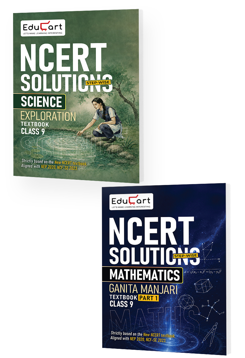 Educart Class 9 Science & Mathematics NCERT Textbook Solutions Bundle 2027 (2026-27)