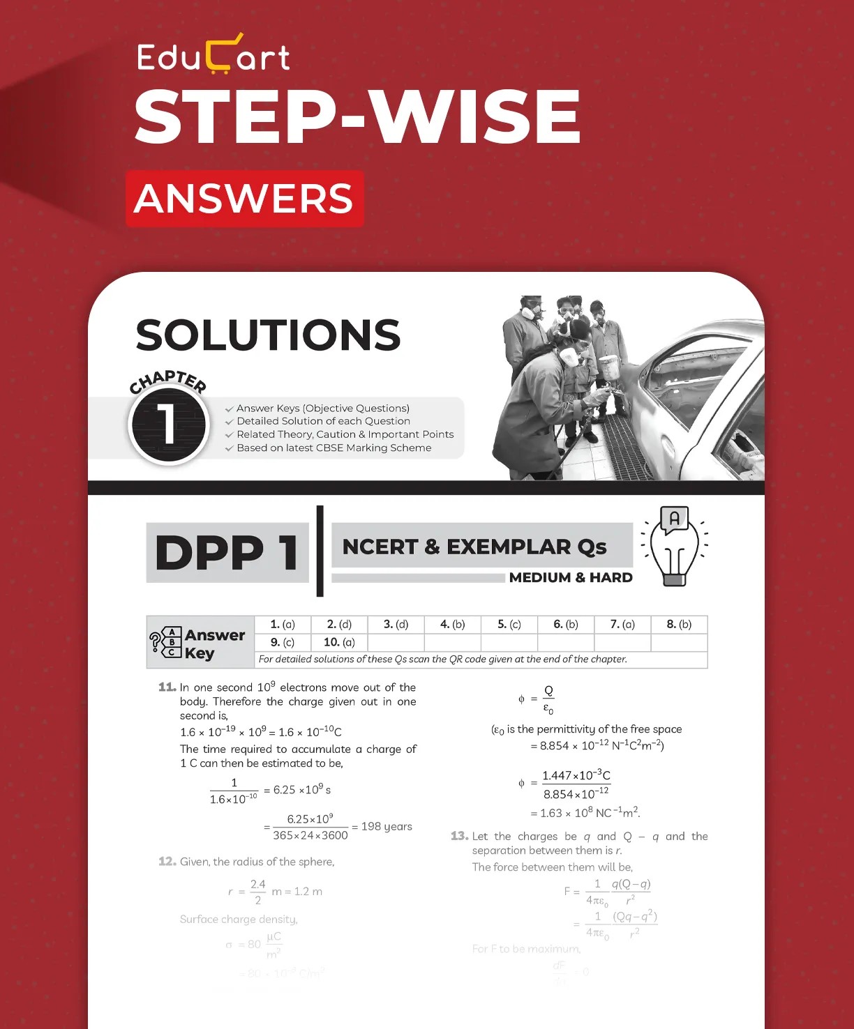 Educart CBSE Class 12 Physics One Shot Question Bank 2026–27 | NCERT Questions, PYQs & Competency-Based Qs | Unit Test Worksheet | Latest CBSE Syllabus & Exam Pattern 2027