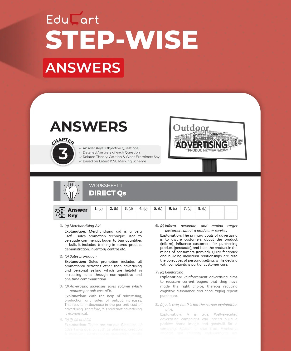 Educart ICSE Class 10 Commercial Studies One Shot Question Bank 2026-27 | Chapter-wise Practice Includes PYQs & Competency-Based Qs | Unit Test Worksheets | Latest Syllabus 2027