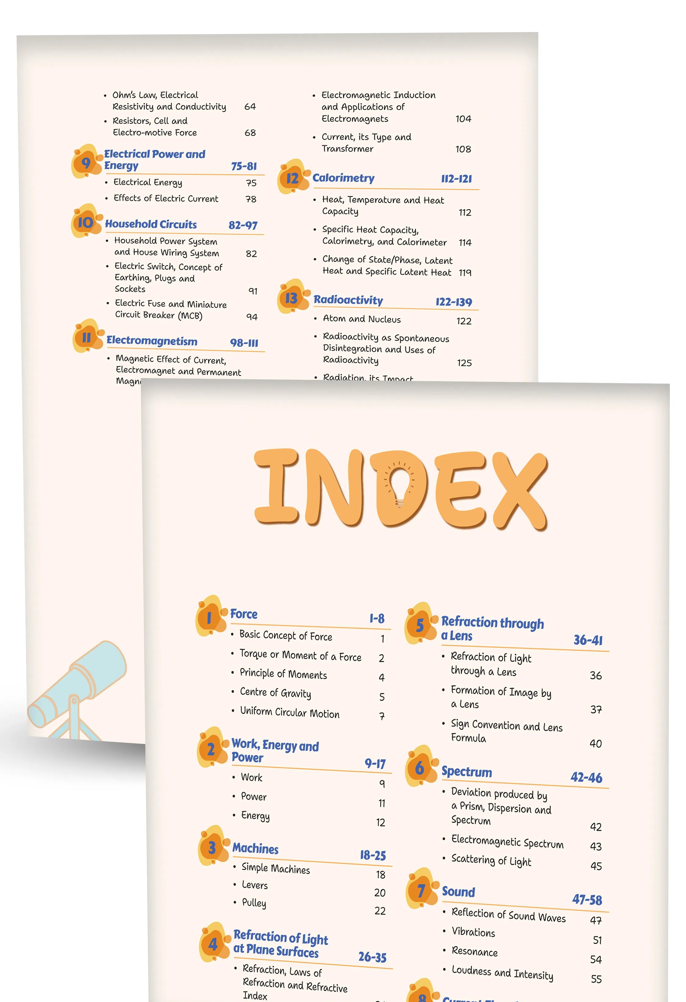 Educart Handouts ICSE Class 10 Physics Handwritten Notes 2027 (Half-Yearly & Periodic Tests & Chapter-wise Study Material for 2026-27 Board Exam