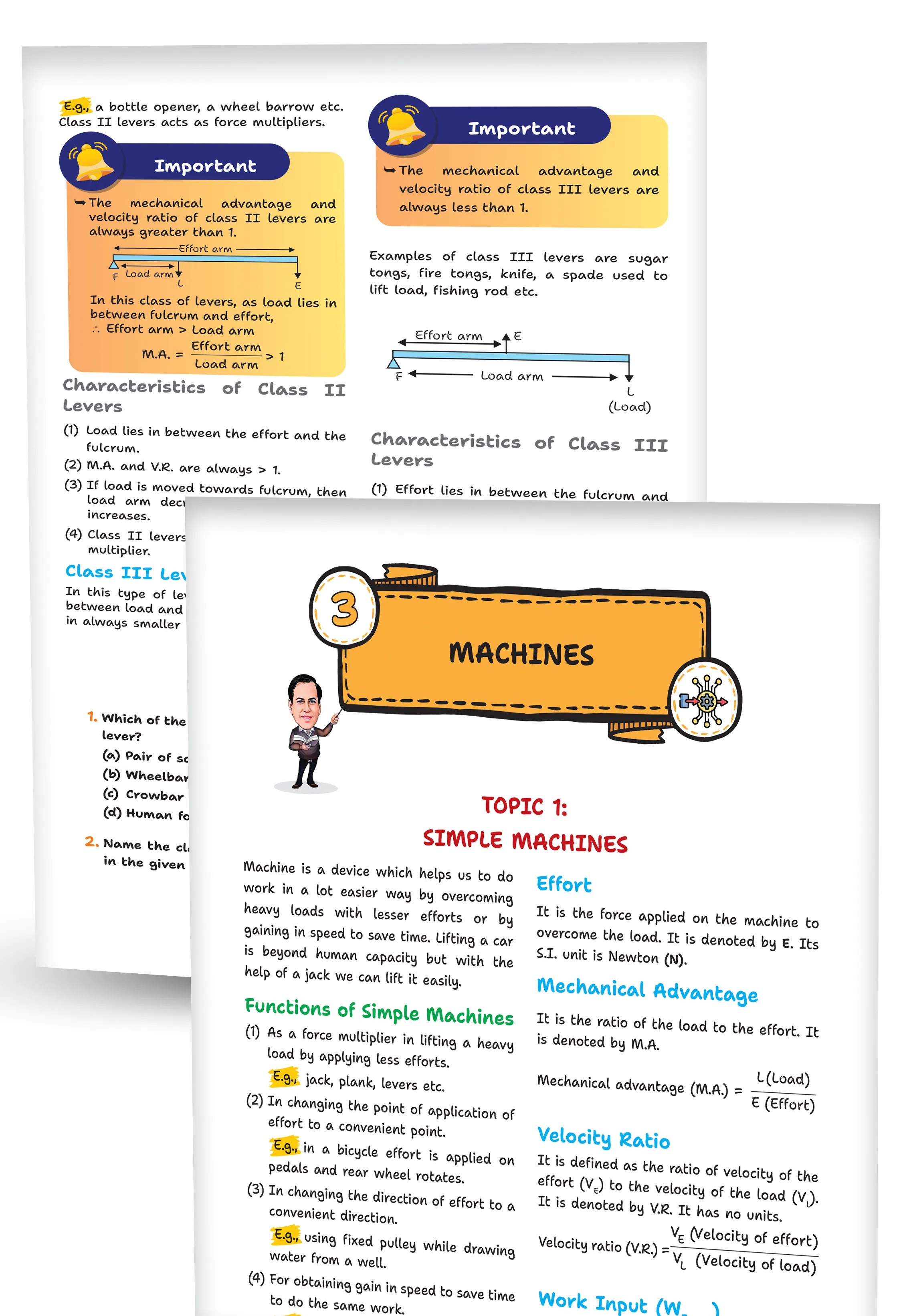 Educart Handouts ICSE Class 10 Physics Handwritten Notes 2027 (Half-Yearly & Periodic Tests & Chapter-wise Study Material for 2026-27 Board Exam