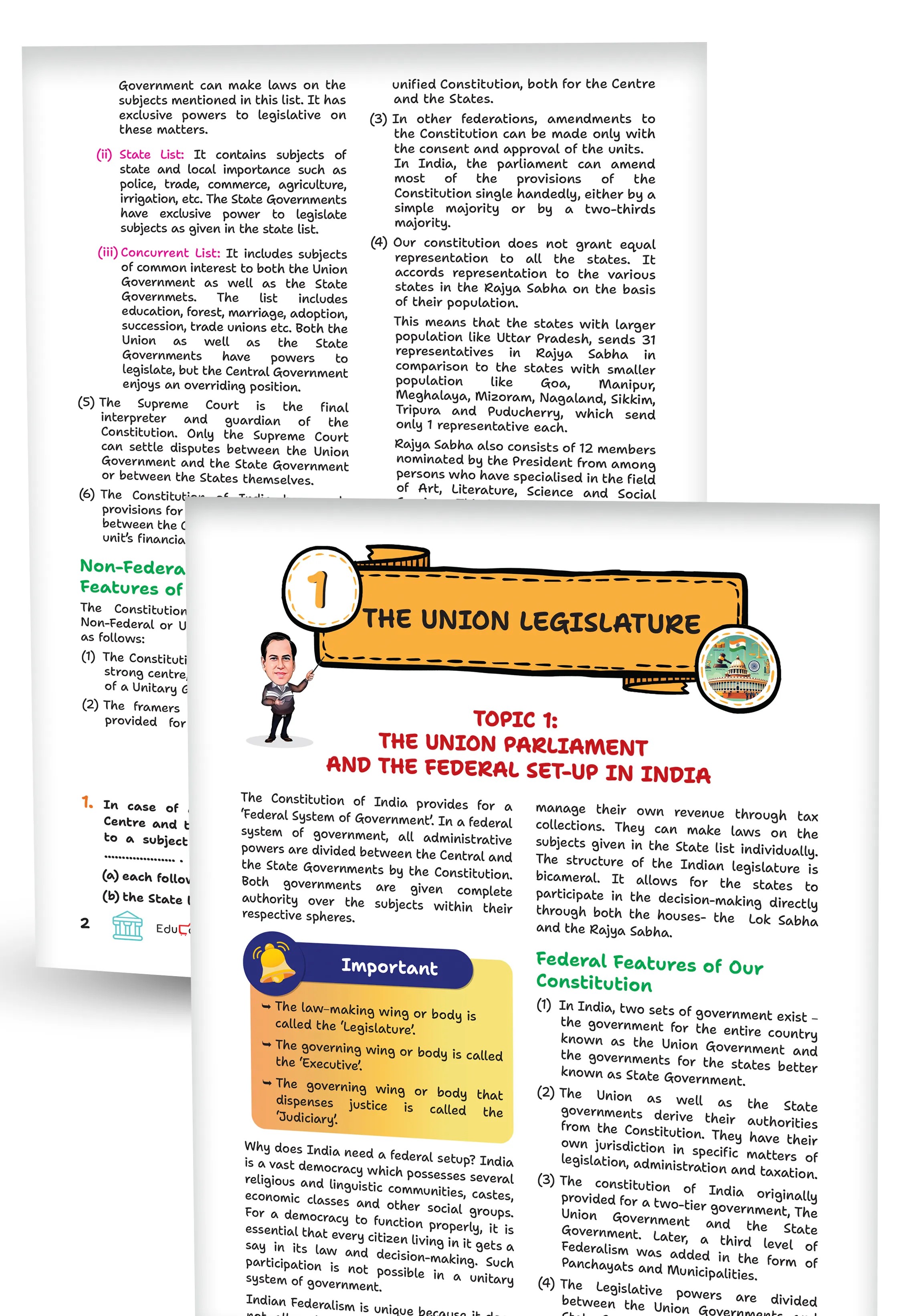 Educart Handouts ICSE Class 10 History & Civics Handwritten Notes 2027 (Half-Yearly & Periodic Tests & Chapter-wise Study Material for 2026-27 Board Exam