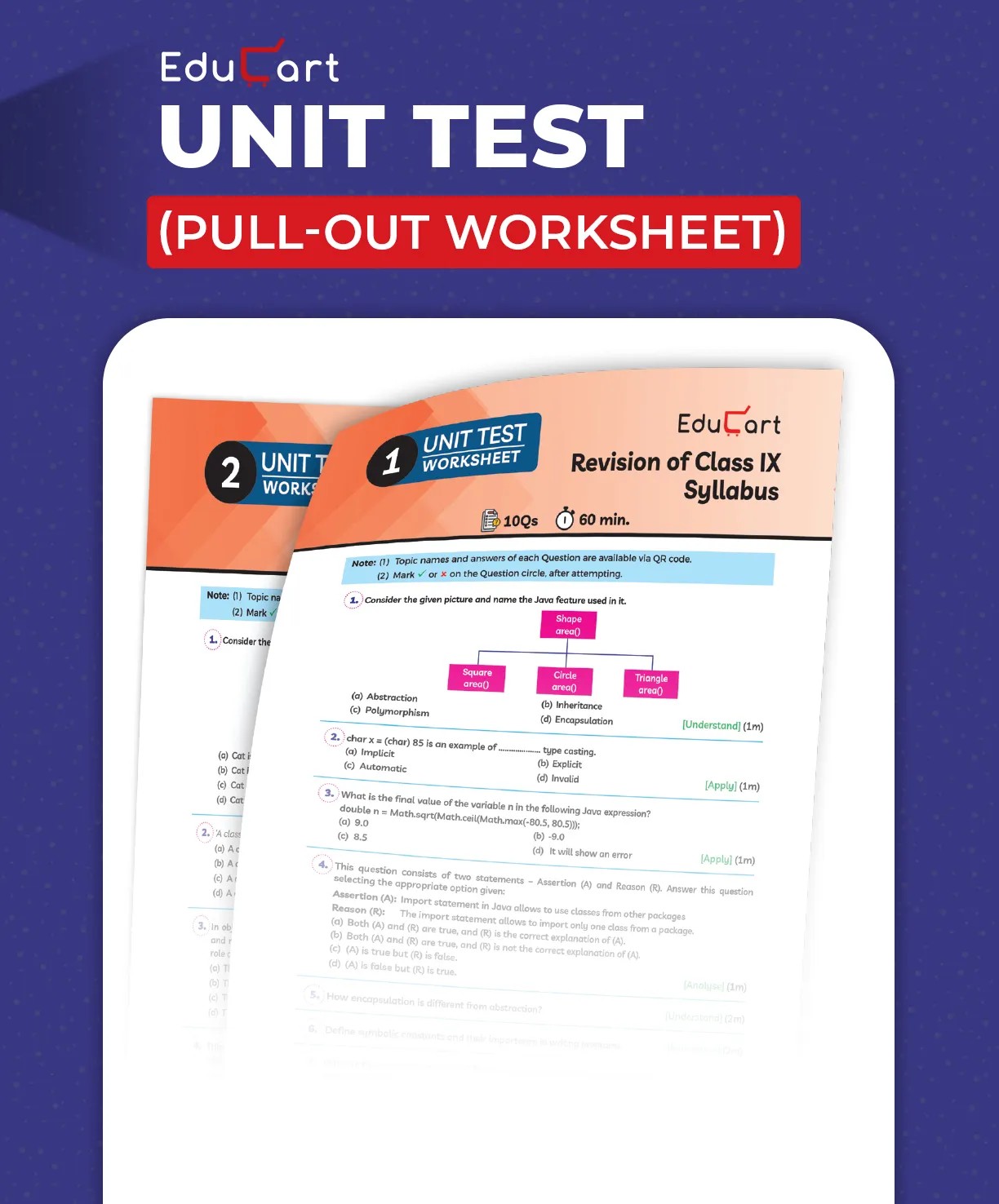 Educart ICSE Class 10 Computer Applications One Shot Question Bank 2026-27 | Chapter-wise Practice Includes PYQs & Competency-Based Qs | Unit Test Worksheets | Latest Syllabus 2027