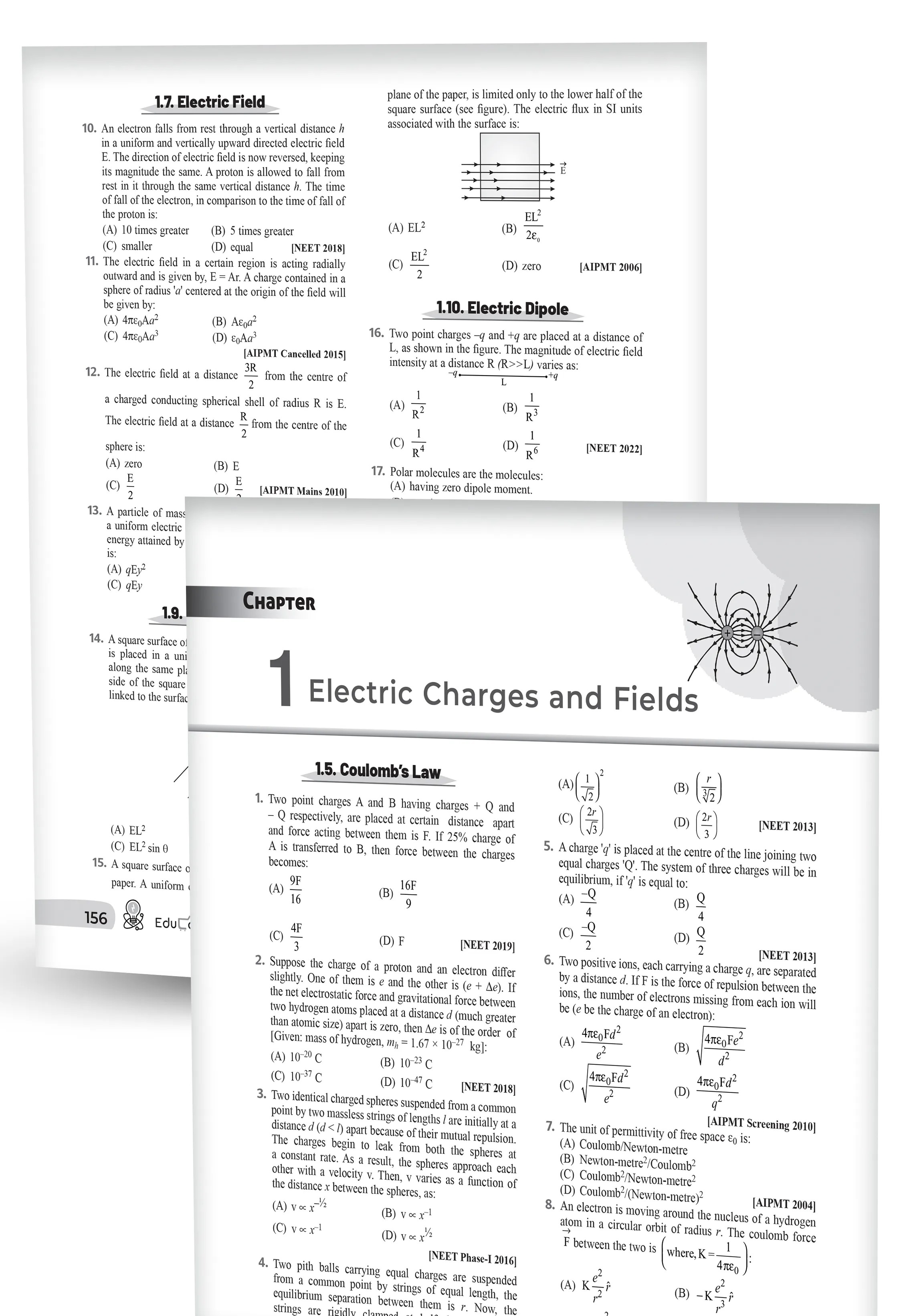 Educart NEET Physics 39 Years Chapterwise Topicwise Solved Papers (1988-2026) | Detailed Explanations, NCERT Mnemonics & Solved 2026 NEET + Re-NEET Official Paper for 2027 Exam