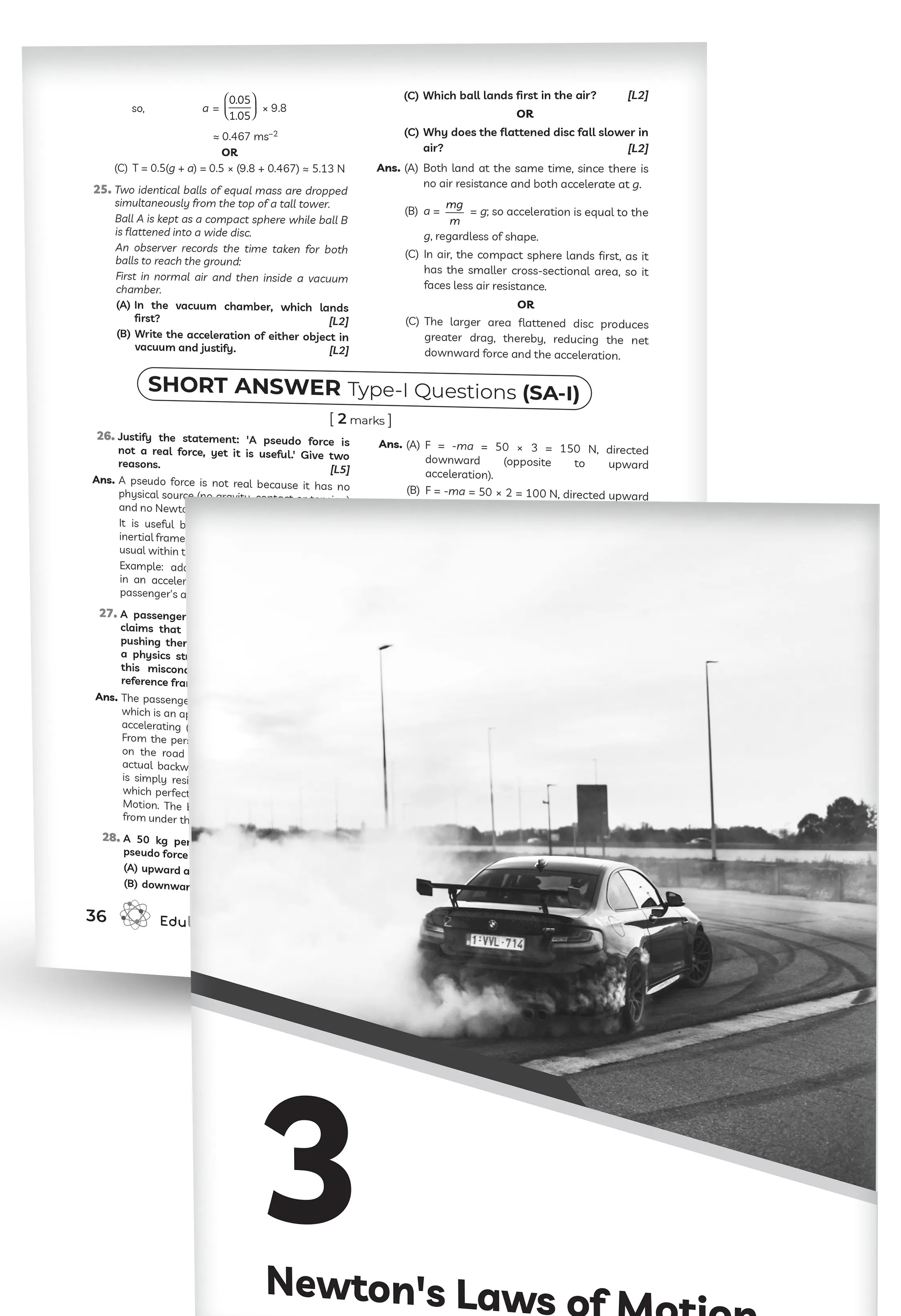 Educart CBSE Class 9 Science Advanced Level Question Bank 2027 | Simplified Notes, Hots Questions Step-wise Answers & Sample Papers as per Latest Syllabus for 2026-27 Exam