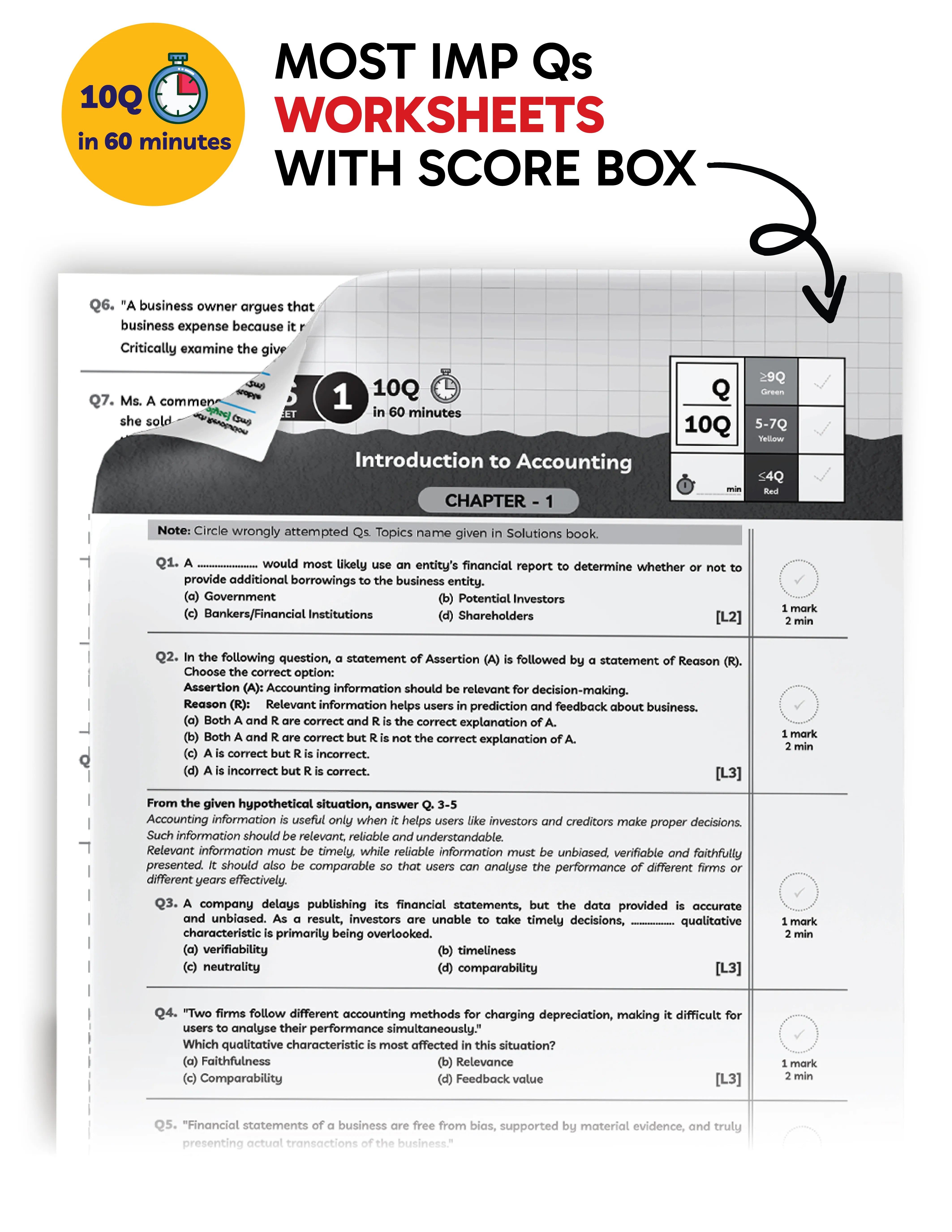 Educart PRAYAS CBSE Class 11 Commerce 2027 – Accountancy, Business Studies & Economics (Ch-wise Timed Worksheets with NCERT Chits 2026-27)
