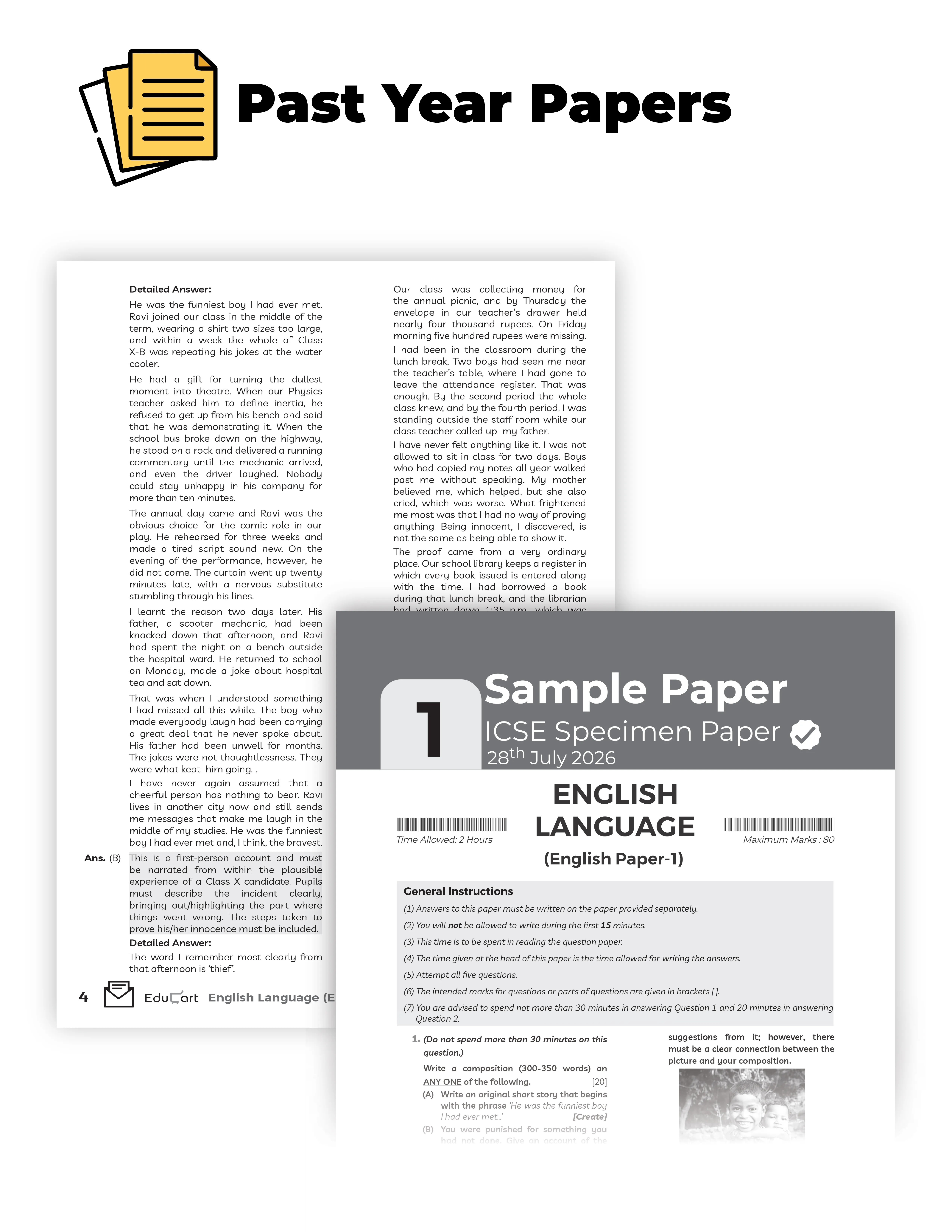 Educart ICSE Sample Paper Class 10 2027 (Volume 2) – History & Civics, Geography, English Language and Literature in English Books for 2026-27 Exam (Introducing Competency-Based High Ability Questions in Each Paper)