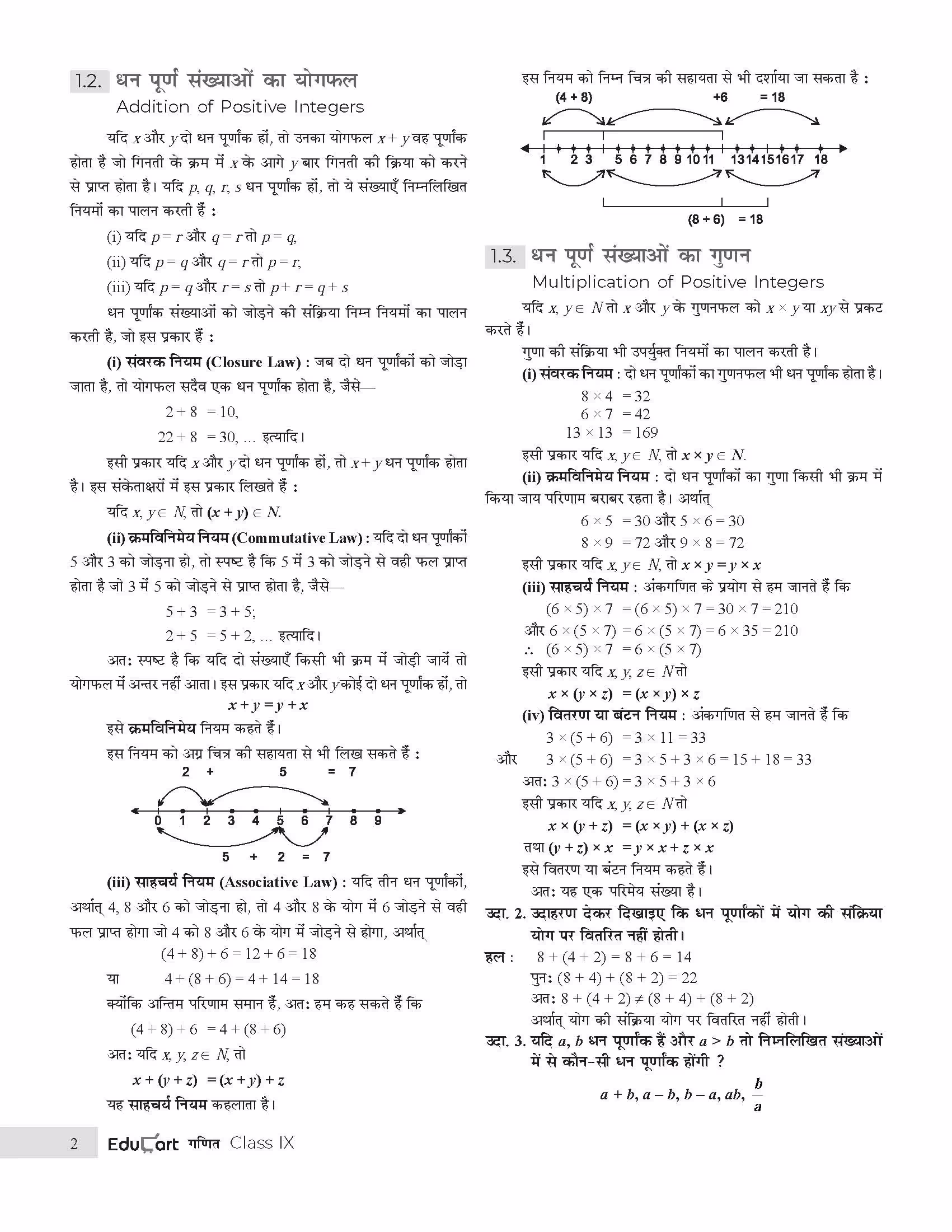 Educart UP Board Hindi Medium Class 9 GANIT (MATHEMATICS) Complete Guidebook 2023 (Based on Latest Pattern for 2023-24 Exam)
