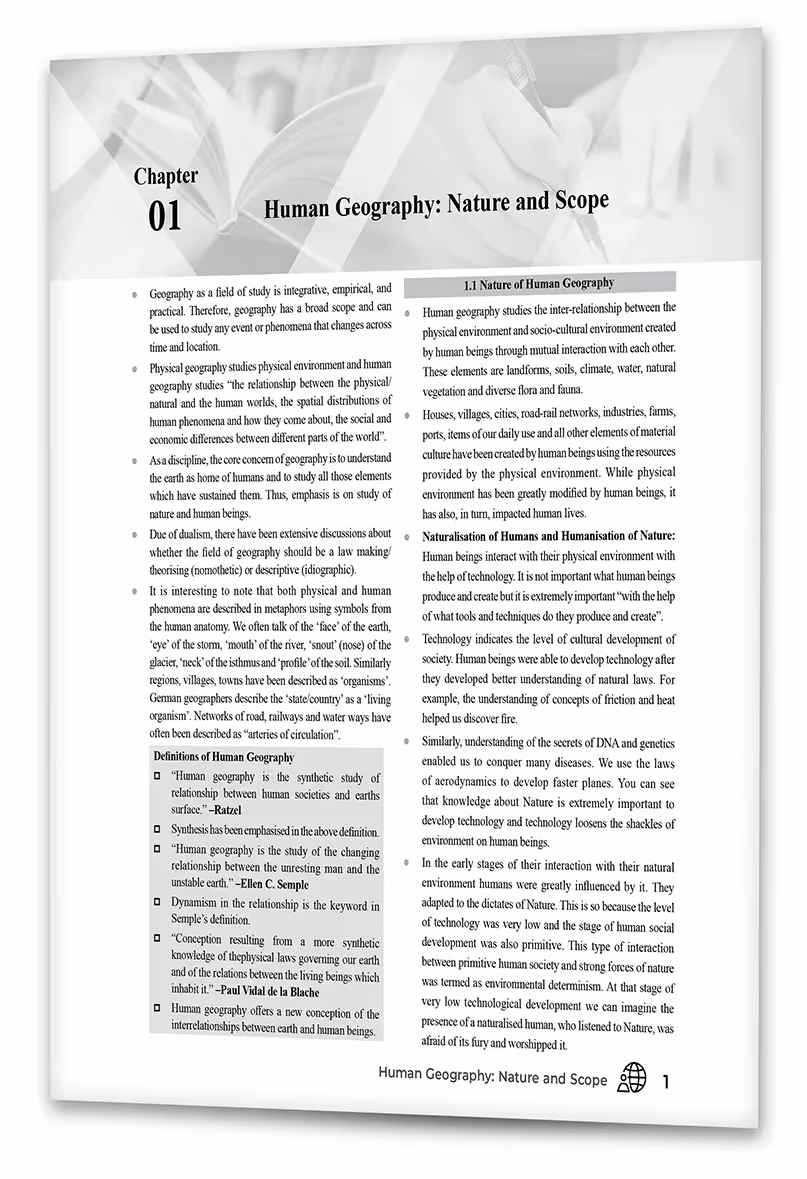 Educart Geography Section-2 NTA CUET UG Entrance Exam Book 2024 Final Revision