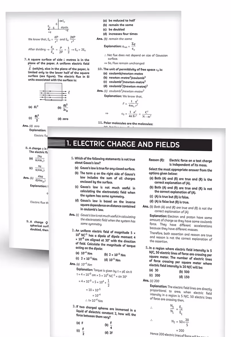 Educart Physics Section-2 NTA CUET UG Entrance Exam Book 2024 Final Revision