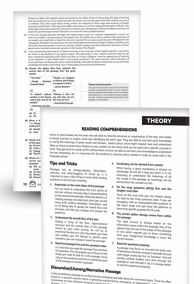 Educart English Section-1 A NTA CUET UG Entrance Exam Book 2024 Final Revision