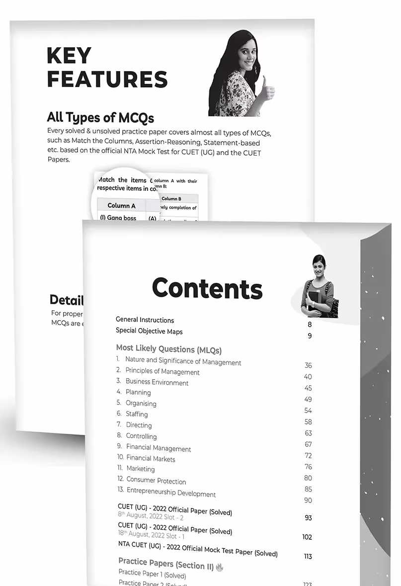 Educart Business Studies Section-2 NTA CUET UG Entrance Exam Book 2024 Final Revision (100% based on 2023 official CUET Online Paper)