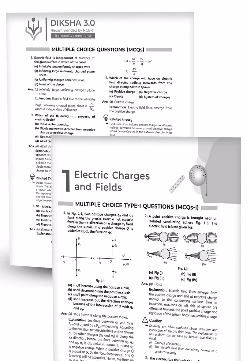 Educart NCERT Exemplar Class 12 Physics 2025 Problems Solutions (For 2025-26 Board Exam)