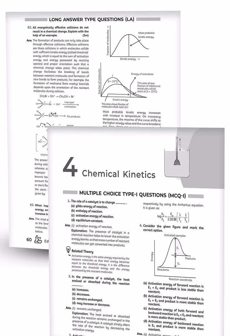 Educart NCERT Exemplar Class 12 Chemistry 2025 Problems Solutions (For 2025-26 Board Exam)