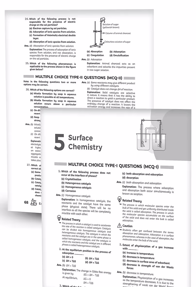 Educart NCERT Exemplar Class 12 Chemistry 2025 Problems Solutions (For 2025-26 Board Exam)