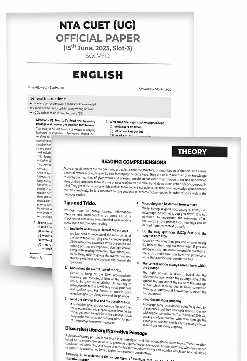 Educart CUET UG 2024 English Mock Papers 2024 (Section IA, new NTA syllabus)