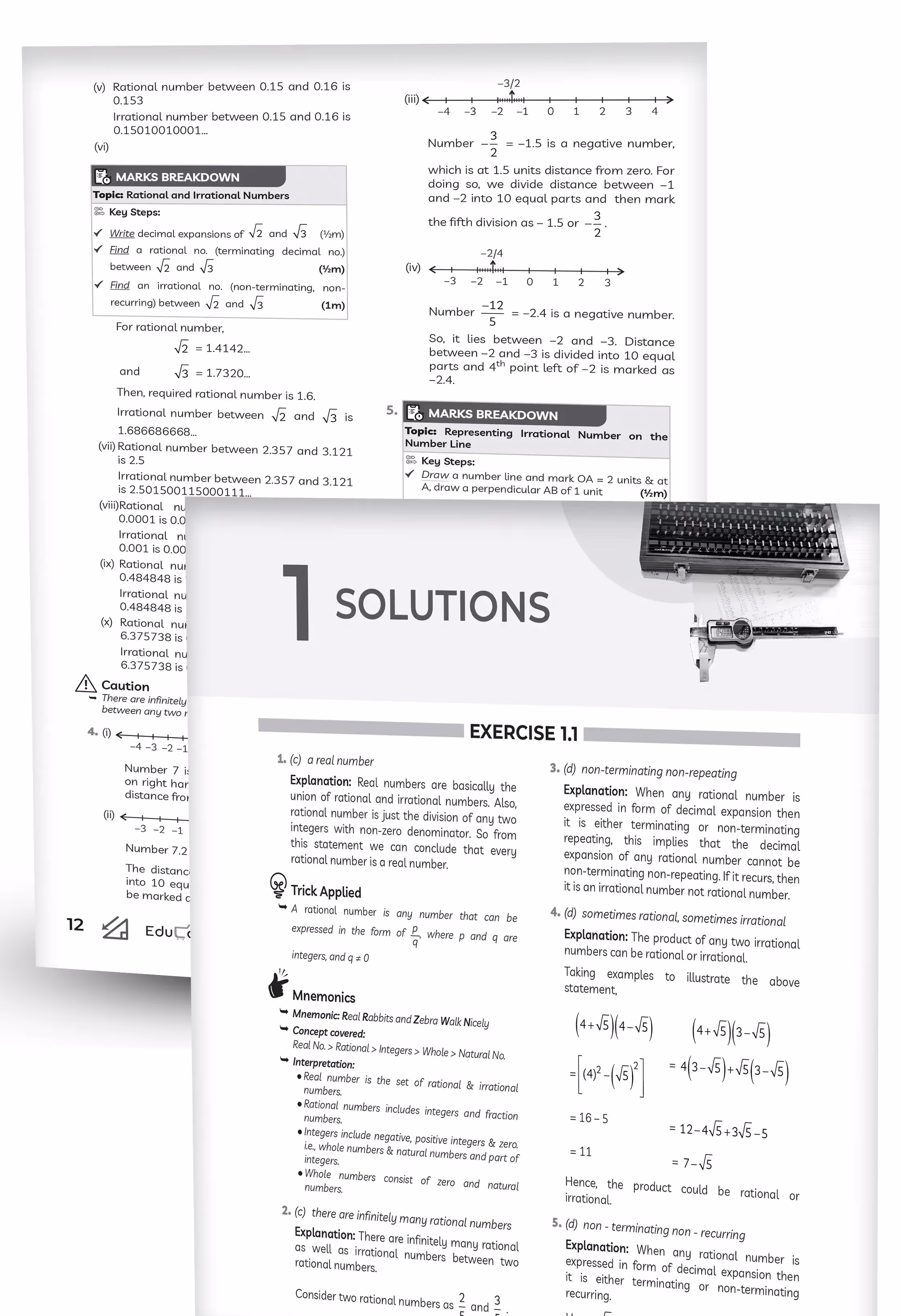 Educart NCERT Exemplar Class 9 Mathematics 2025 Problems Solutions (For 2025-26 Board Exam)