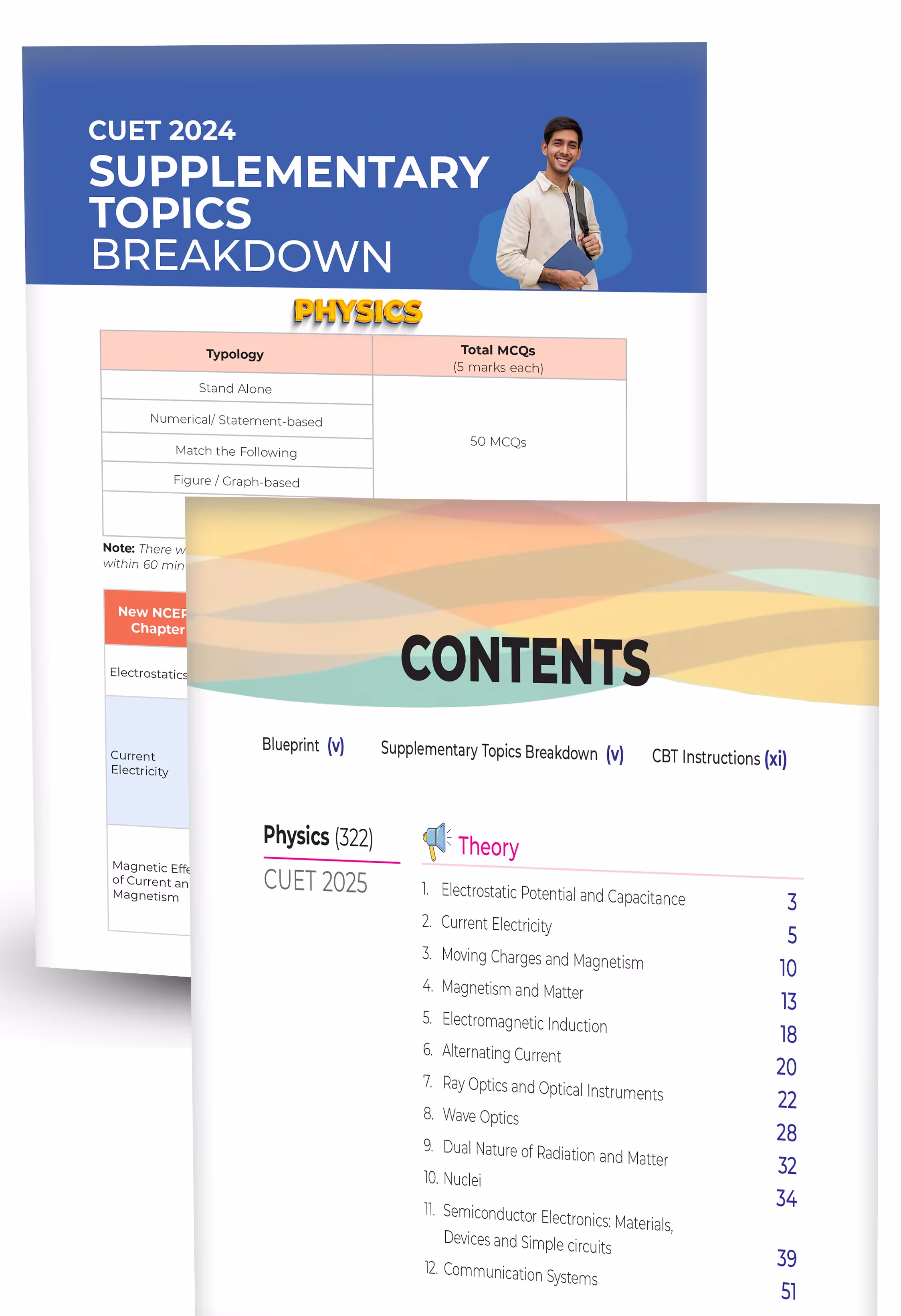 Educart CUET UG Entrance Exam Books 2025 Science Stream Supplementary Book (Covers Cuet topics and MCQs that were not taught in CBSE Class 12)
