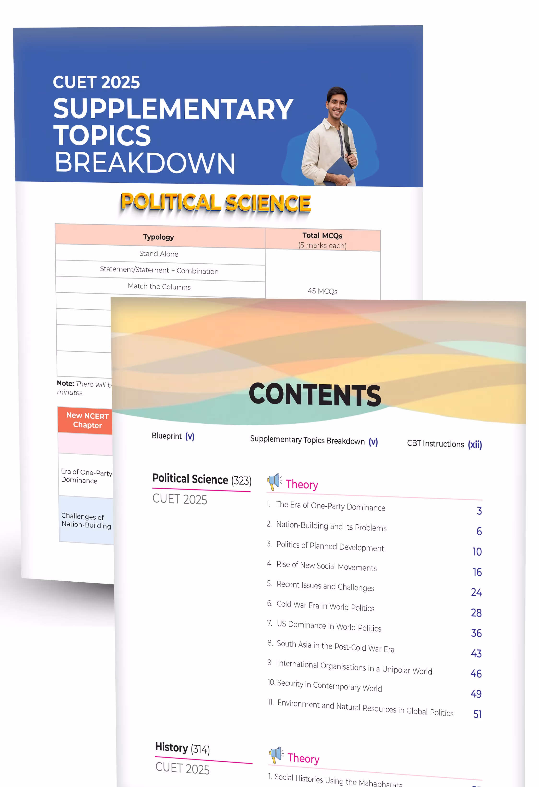 Educart CUET UG Entrance Exam Books 2025 Humanities Stream Supplementary Book (Covers Cuet topics and MCQs that were not taught in CBSE Class 12)