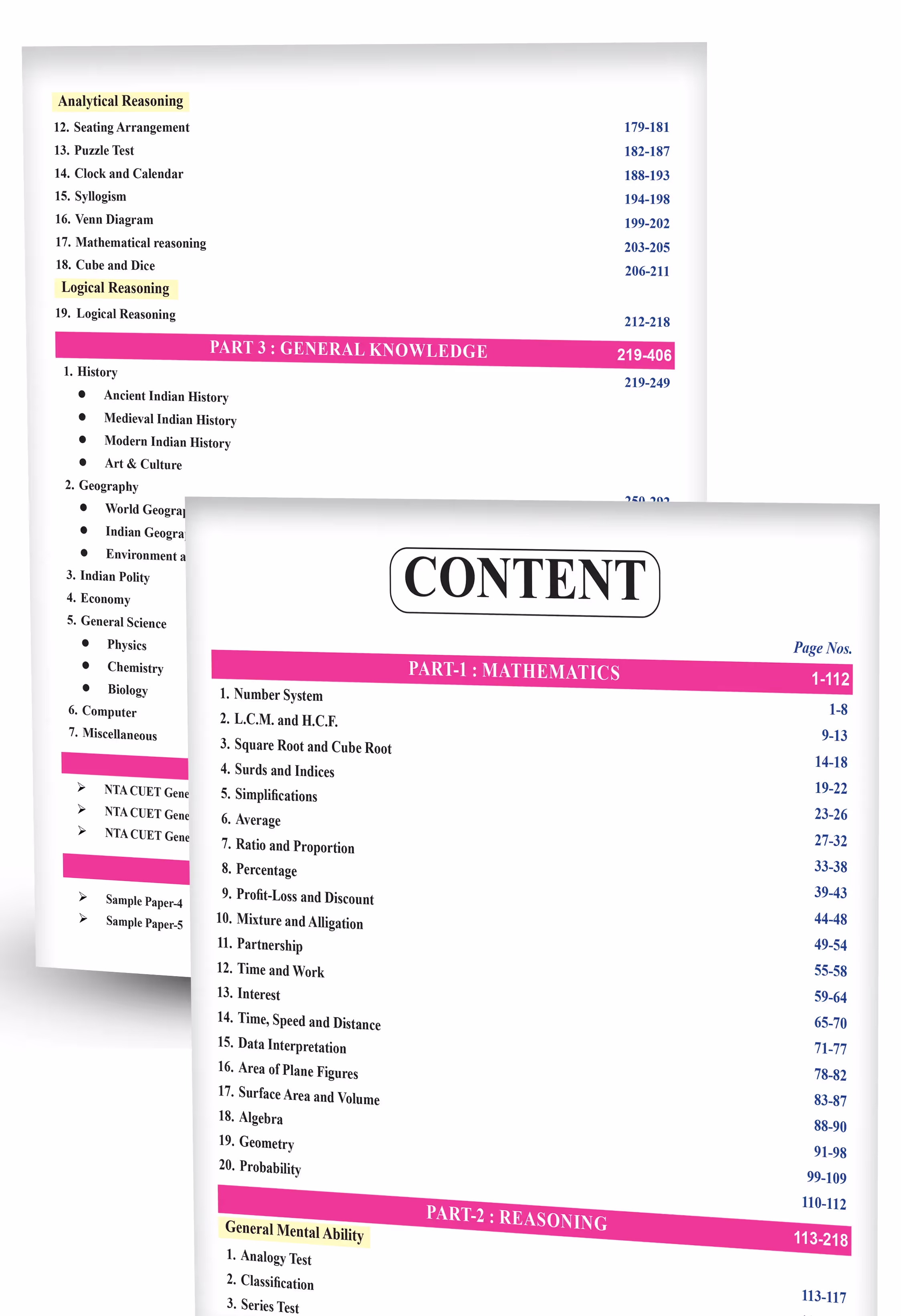 Educart General Test CUET UG Entrance Exam Guidebook 2025 Section III (Theory + Mock Papers)