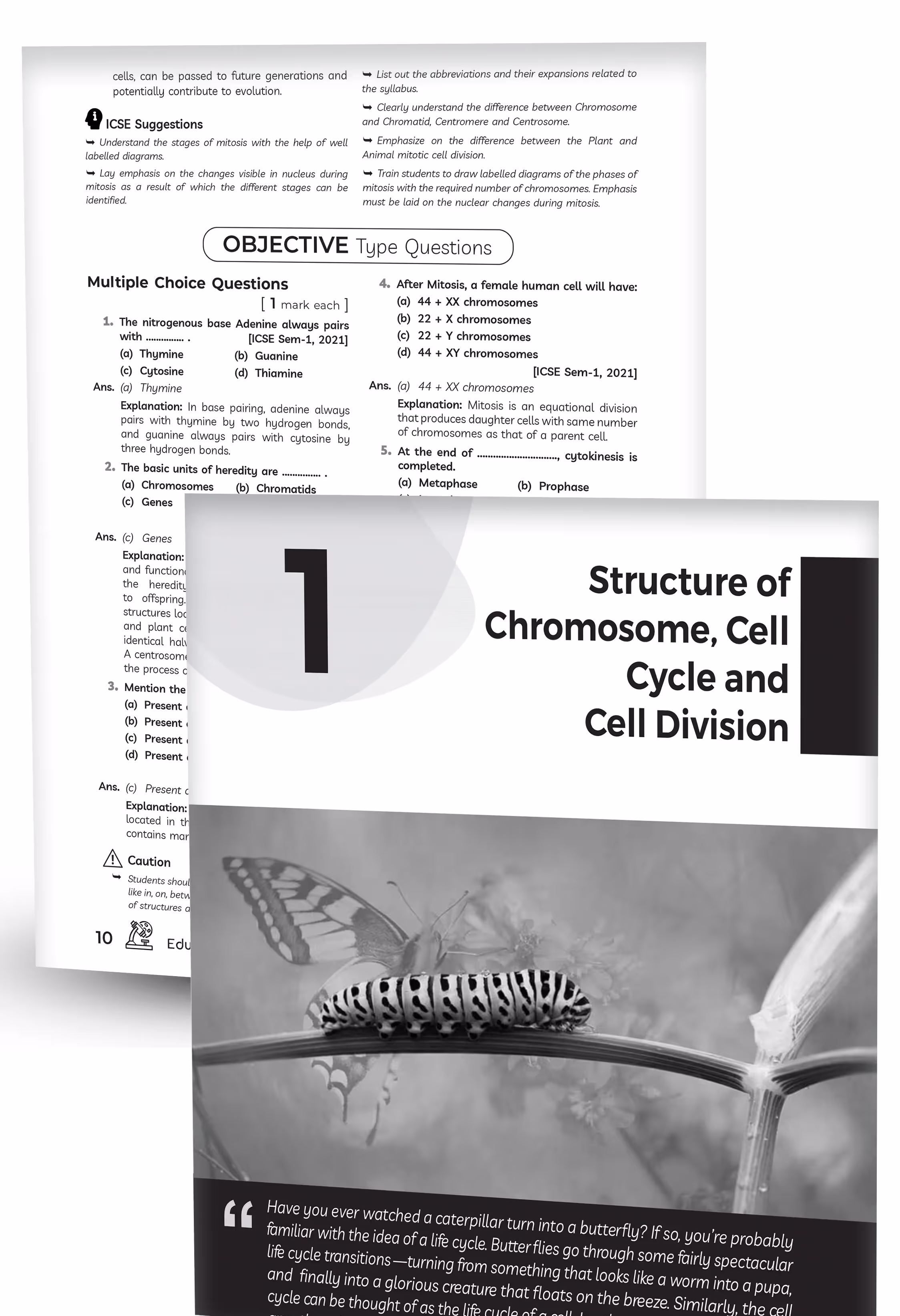 Educart ICSE Class 10 Biology Chapter-wise Question Bank (Solved Papers) 2025-26 - Strictly Based on New Syllabus 2026
