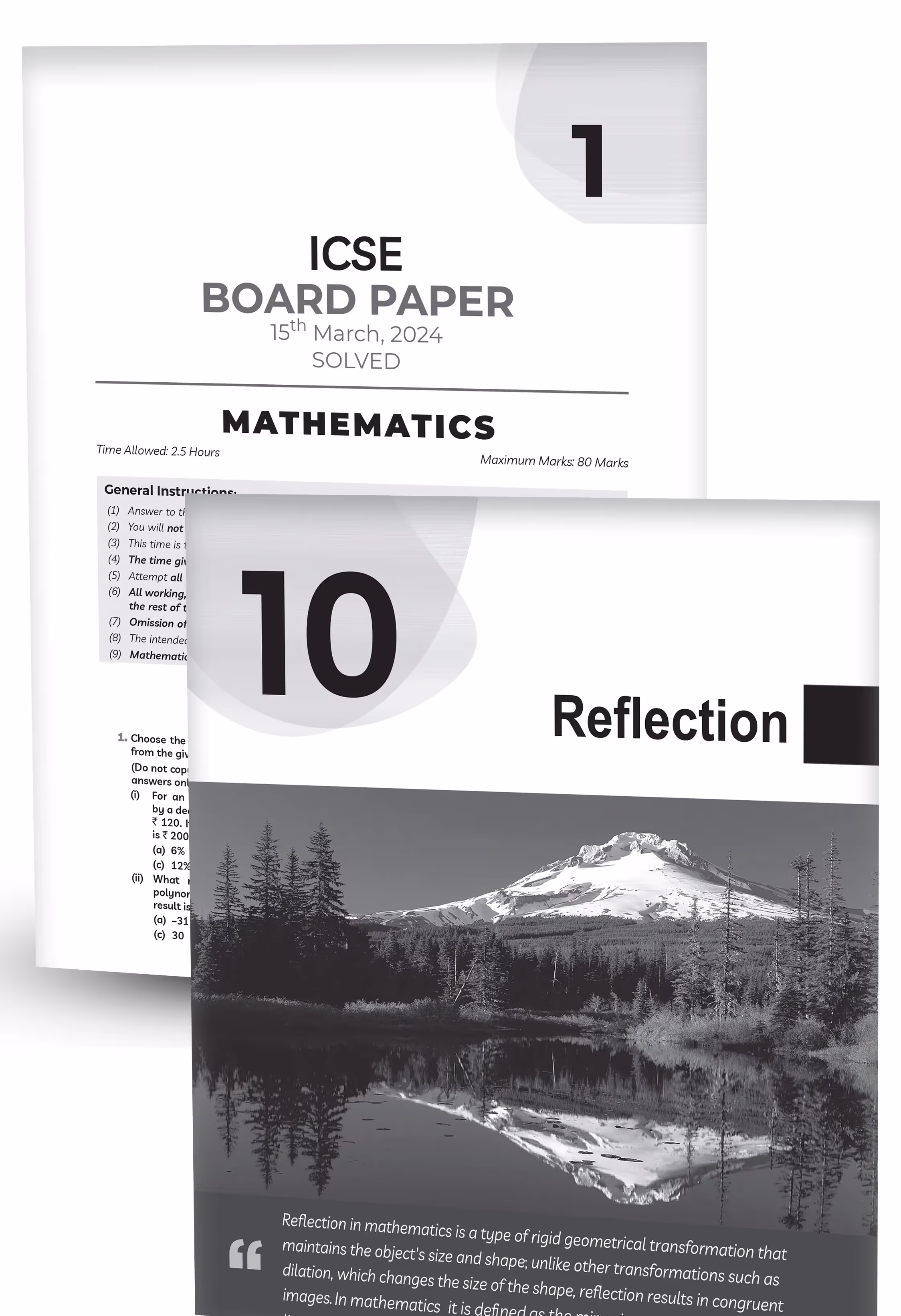 Educart ICSE Class 10 Mathematics Chapter-wise Question Bank (Solved Papers) 2025-26 - Strictly Based on New Syllabus 2026