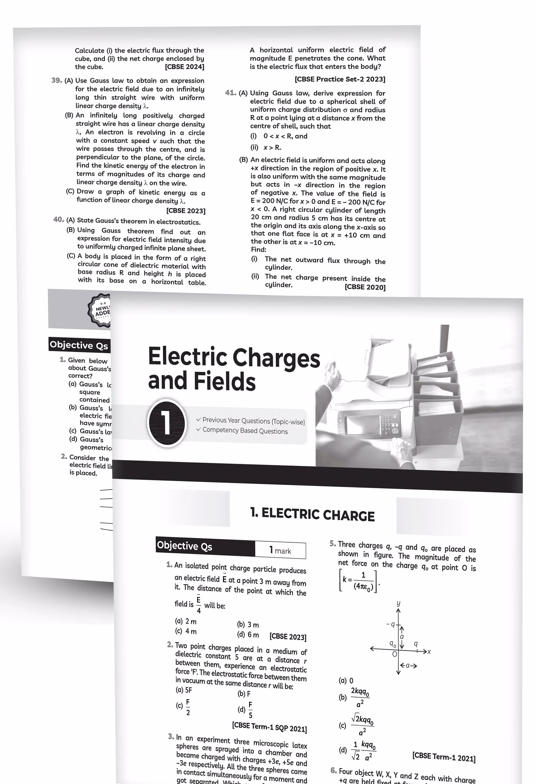 Educart CBSE Class 12 Physics Chapter-Wise Solved Papers 2025-26 on new Syllabus 2026