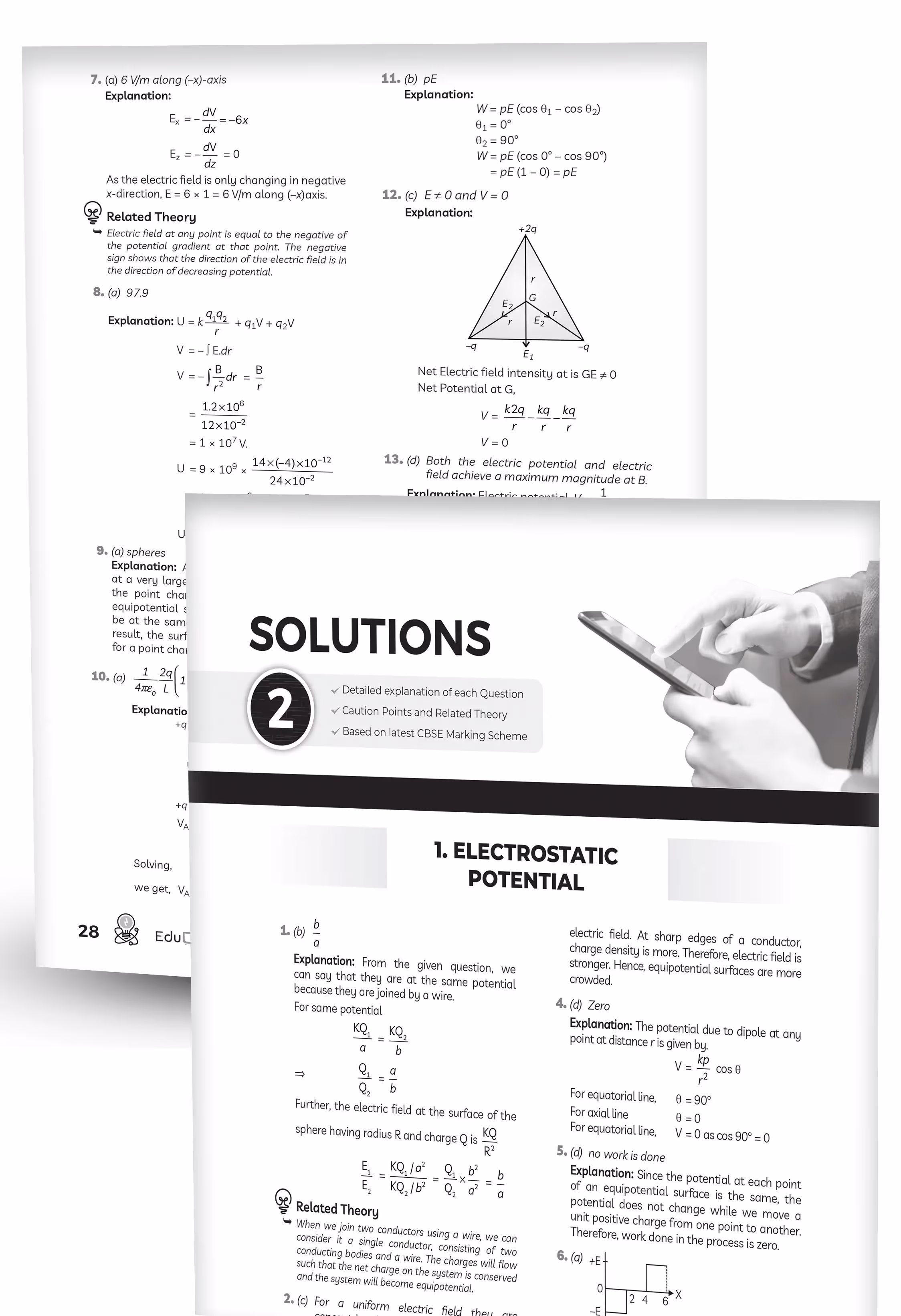 Educart CBSE Class 12 Physics Chapter-Wise Solved Papers 2025-26 on new Syllabus 2026
