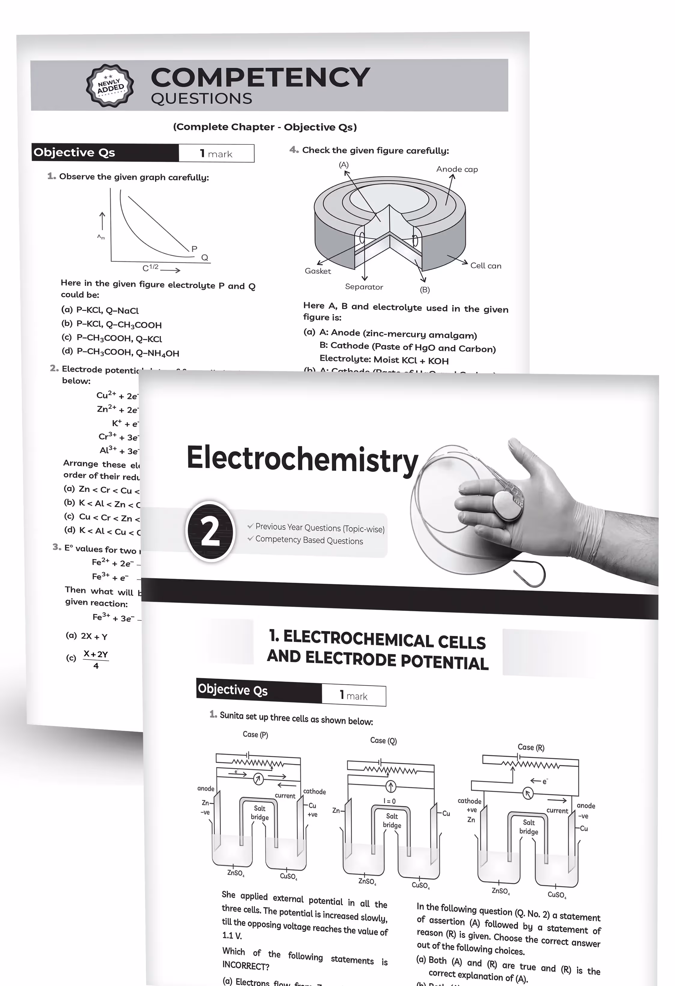 Educart CBSE Class 12 Chemistry Chapter-Wise Solved Papers 2025-26 on new Syllabus 2026