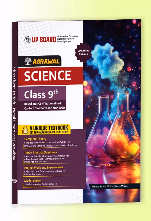 Educart UP Board Class 9 Science Textbook 2026 (Based on Latest Syllabus for 2025-26 Exam) - English Medium