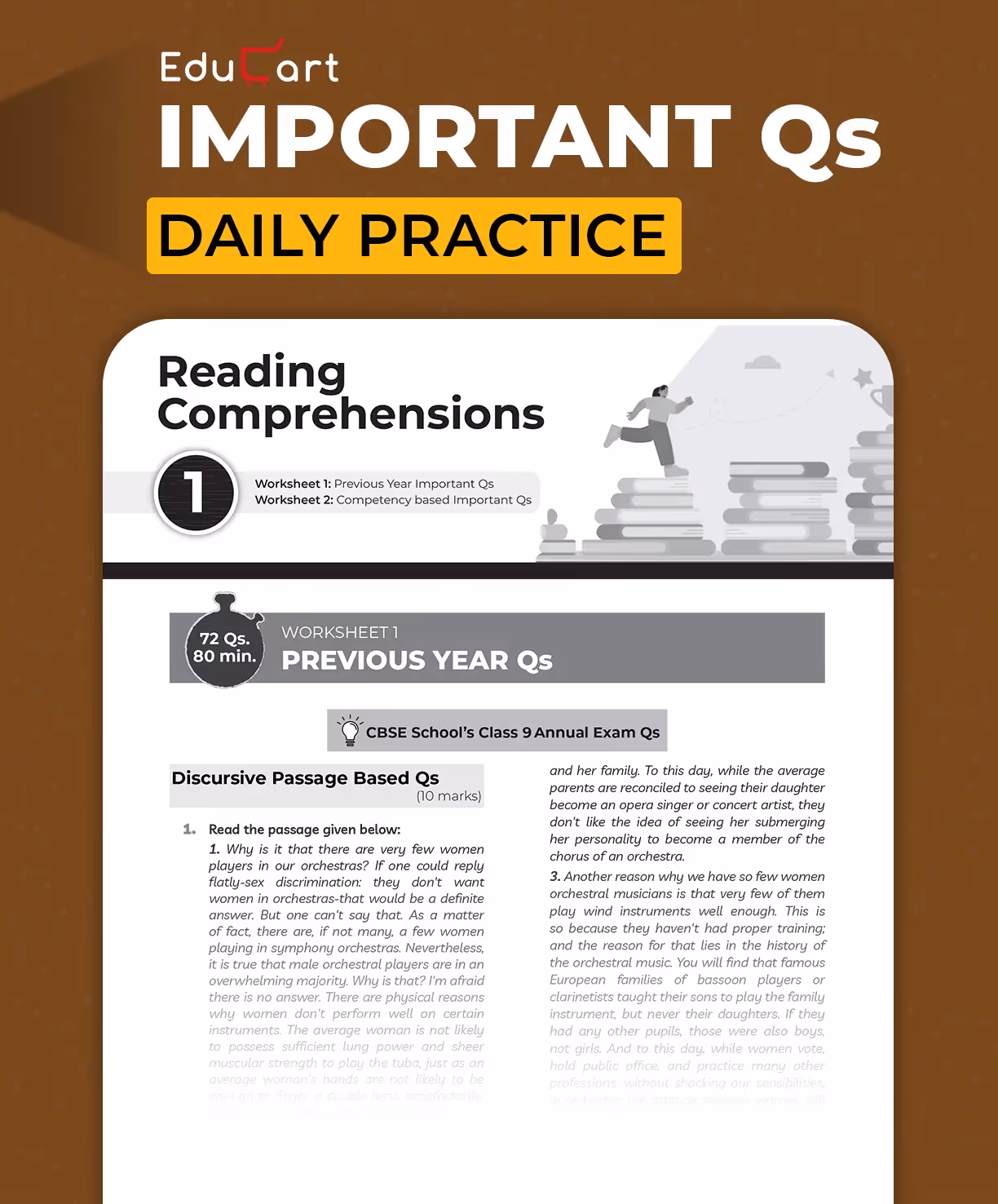 Educart CBSE Class 9 English One-shot Question Bank 2026 (Strictly for 2025-26 Exam)