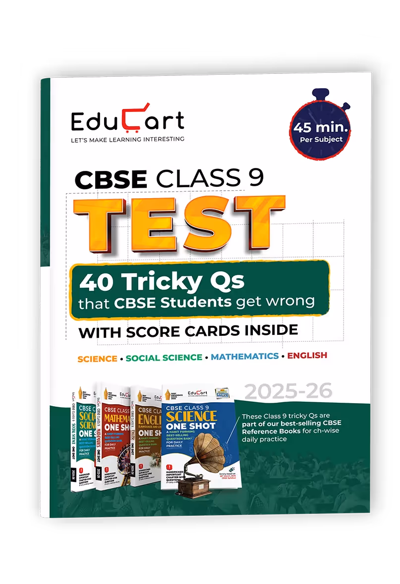 Educart CBSE Class 9 Free One Shot Test Yourself Booklet 2025-26