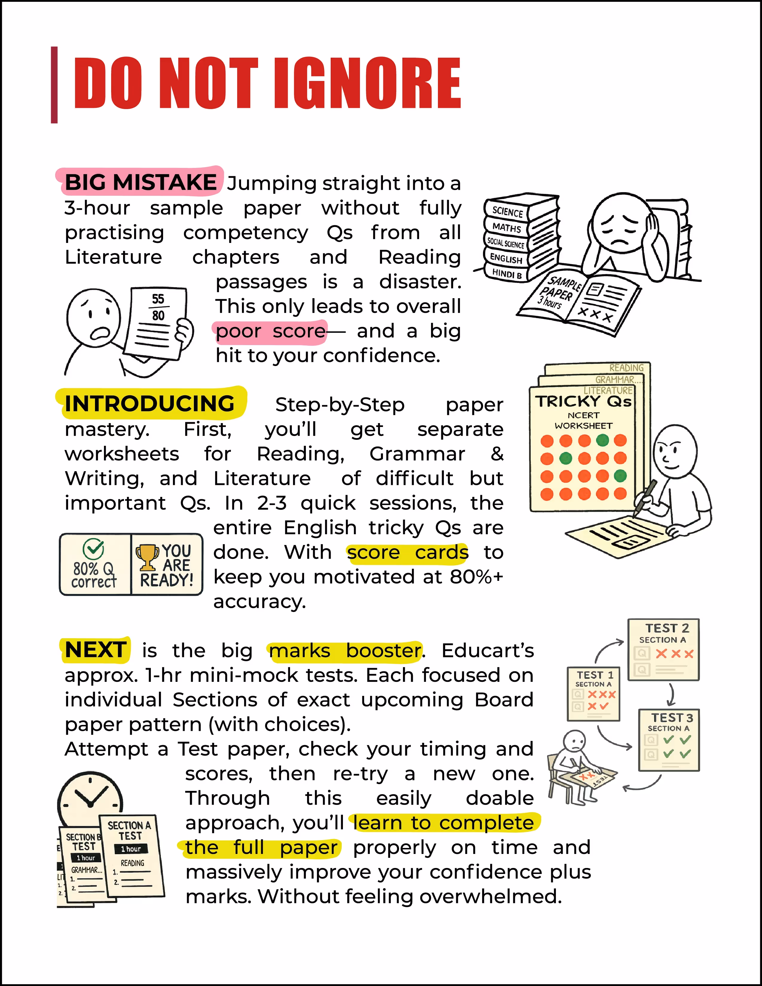 Educart CBSE Sample Paper Class 10 2025-26 English Language and Literature (Introducing exclusive step-by-step new practice concept on 2026 pattern)