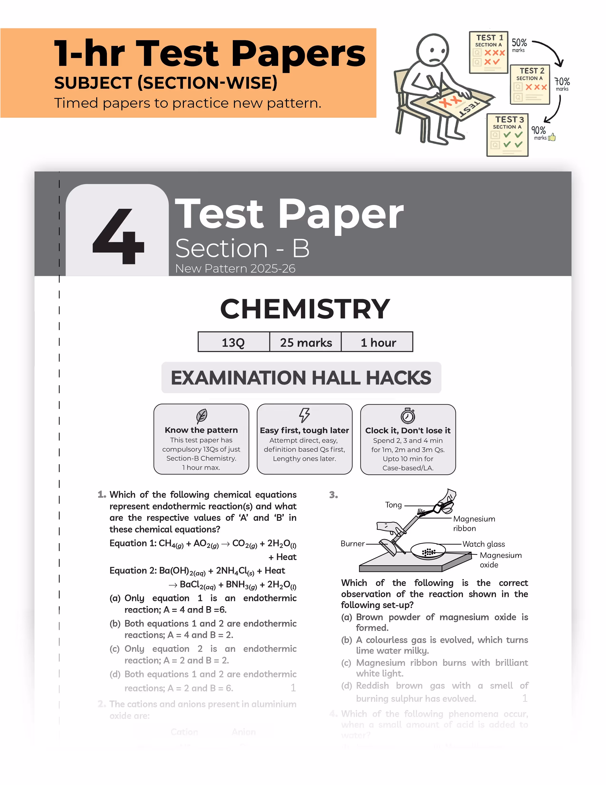 Educart CBSE Sample Paper Class 10 2025-26 Science (Introducing exclusive step-by-step new practice concept on 2026 pattern)