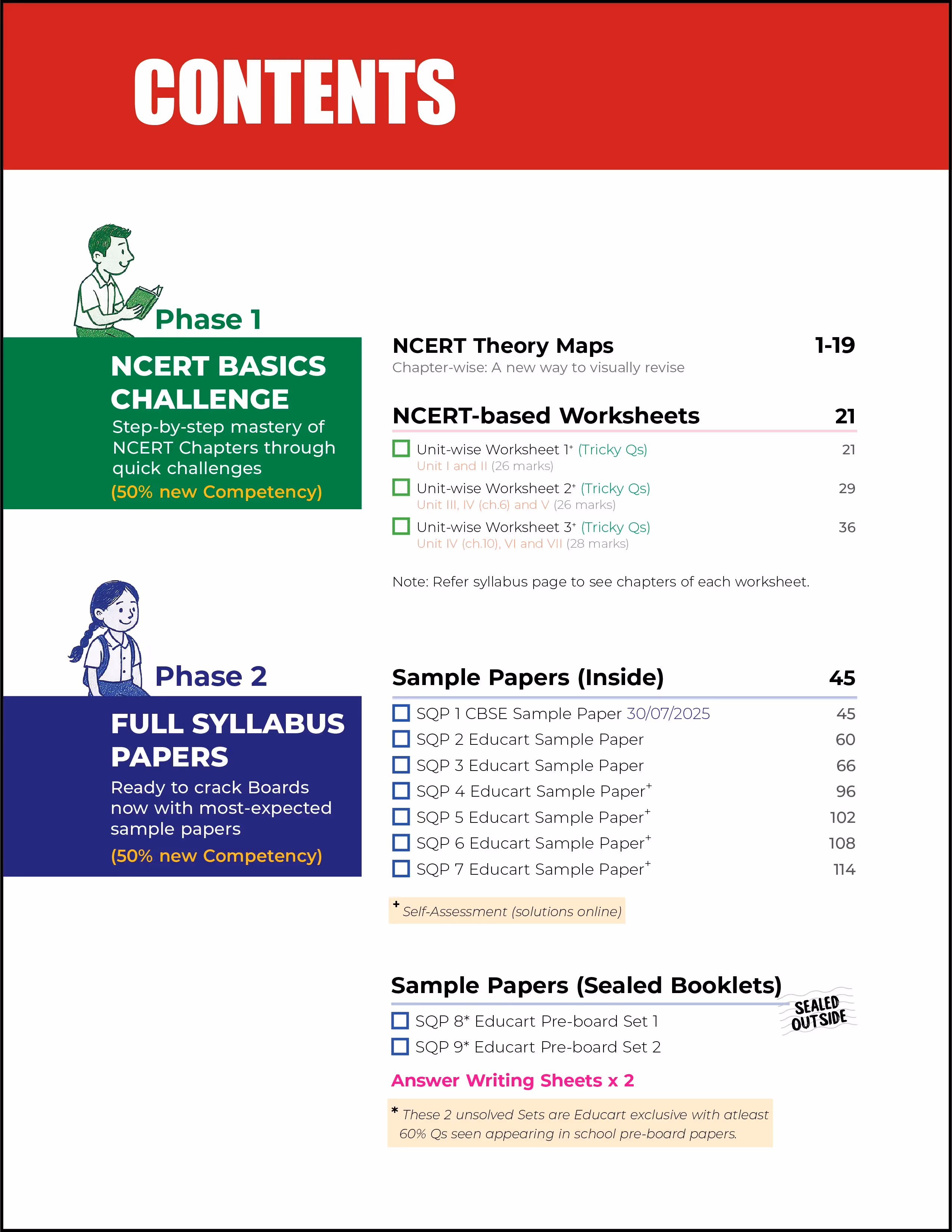 Educart CBSE Sample Paper Class 10 2025-26 Mathematics Basic (Introducing exclusive step-by-step new practice concept on 2026 pattern)