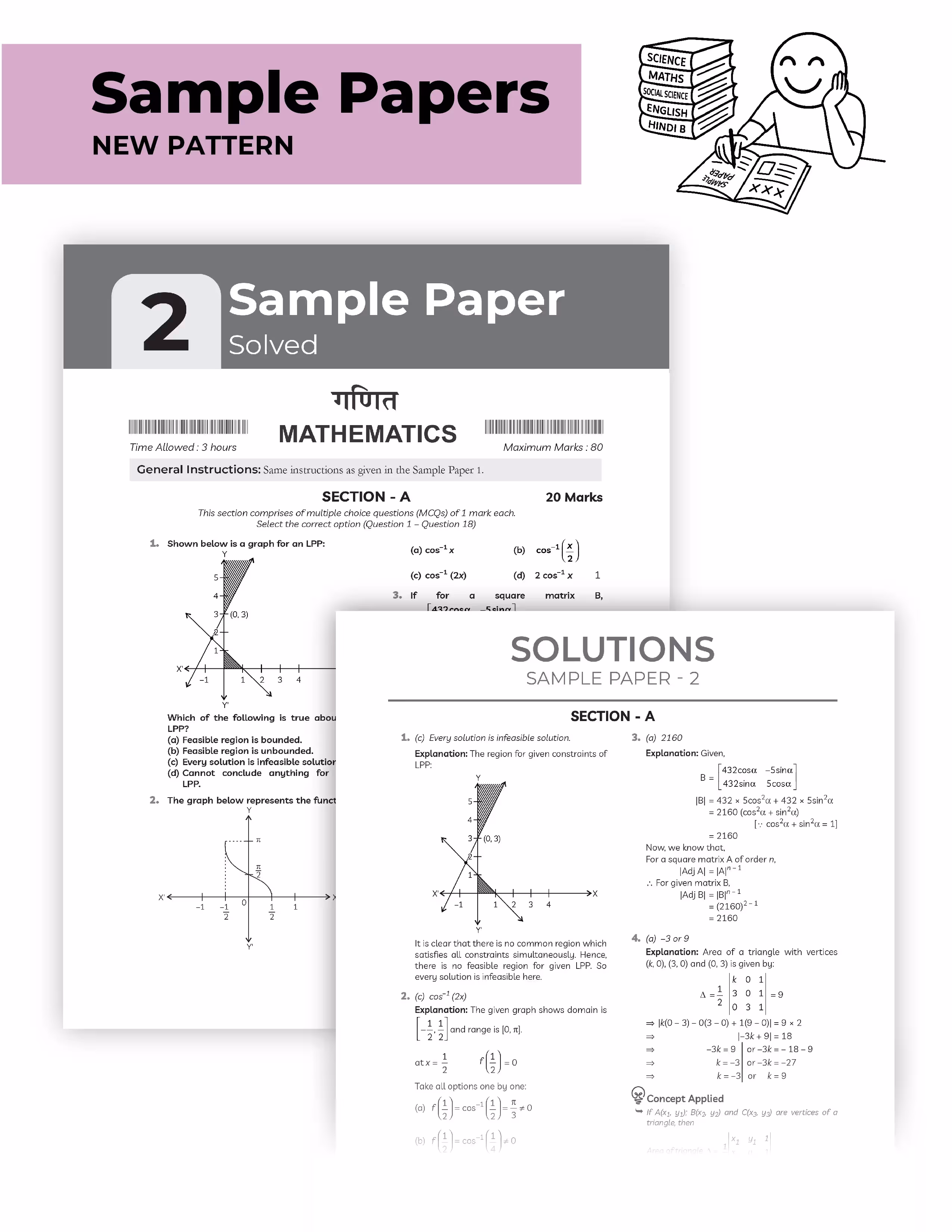 Educart CBSE Sample Paper Class 12 2025-26 – Mathematics (Based on latest CBSE Sample Papers Released on 30-07-25) For 2026 Board Exam