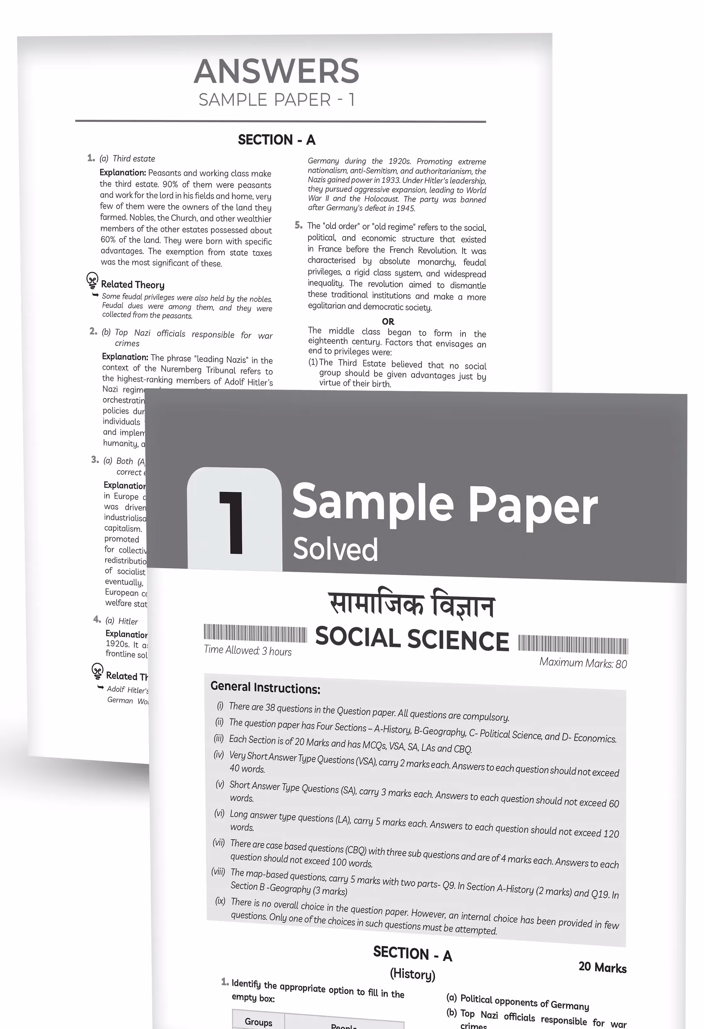 Educart CBSE Sample Paper Class 9 2025-26 Social Science (Introducing exclusive new practice concept on 2026 pattern)