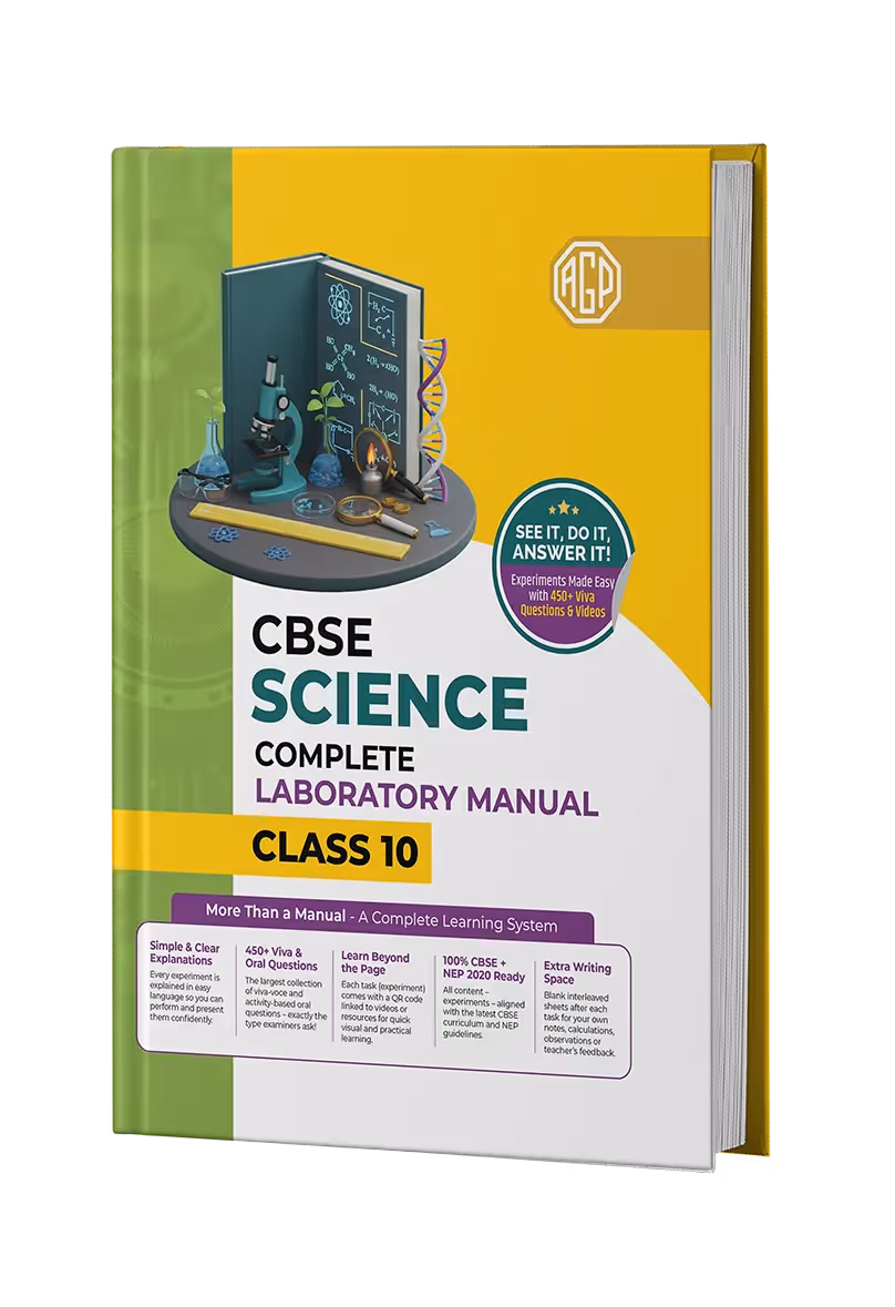Educart CBSE Lab Manual Science for Class 10th 2025-26