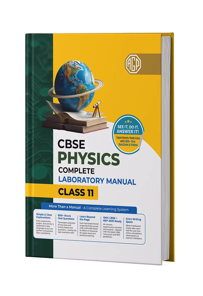 Educart CBSE Class 11 Physics Lab Manual 2025-26