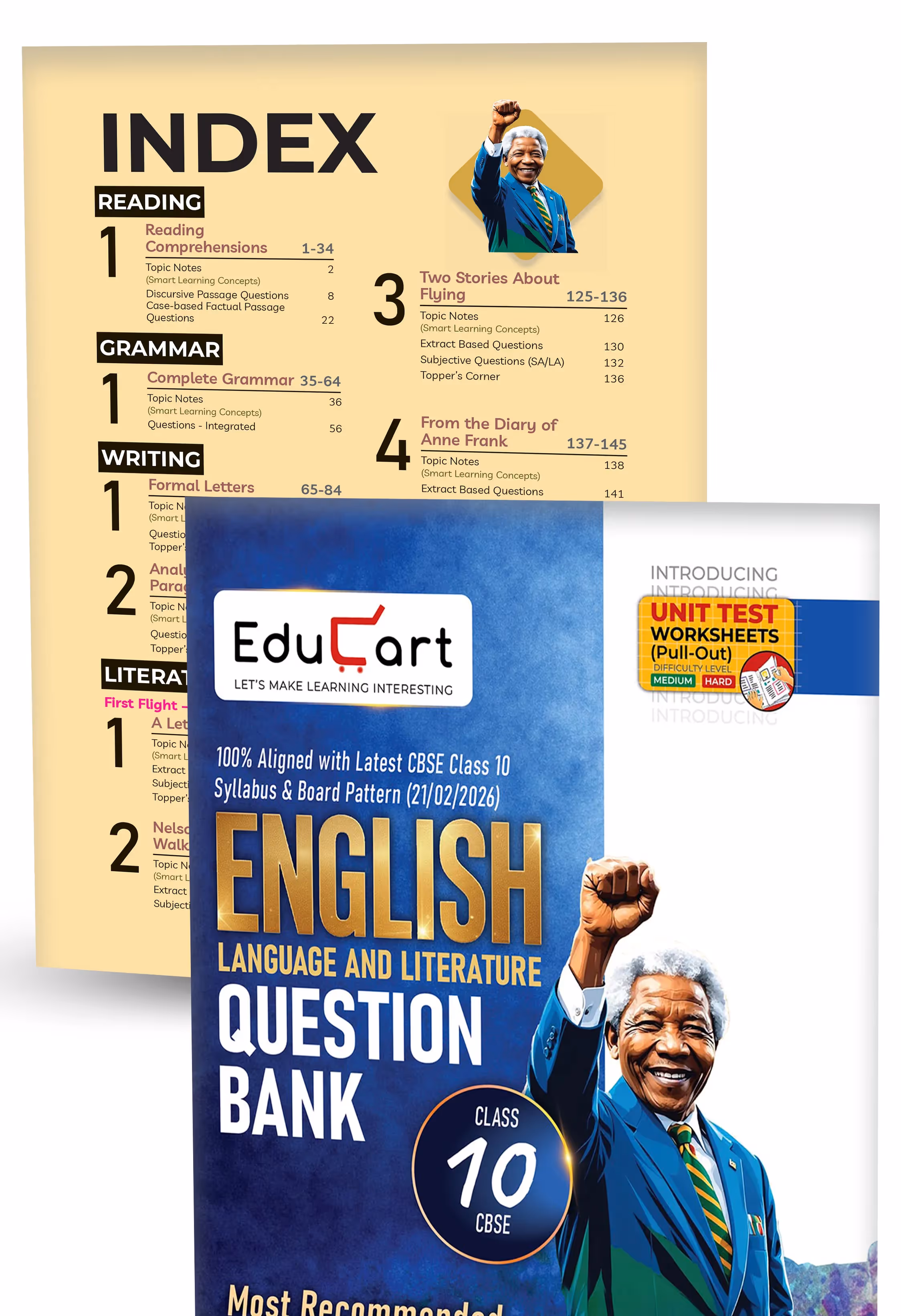 Educart CBSE Class 10 Question Bank Bundle 2026–27 (Science, Maths, SST & English) | Chapterwise PYQs, Case-Based & Assertion-Reason Qs | Worksheets & Visuals | CBSE 2027