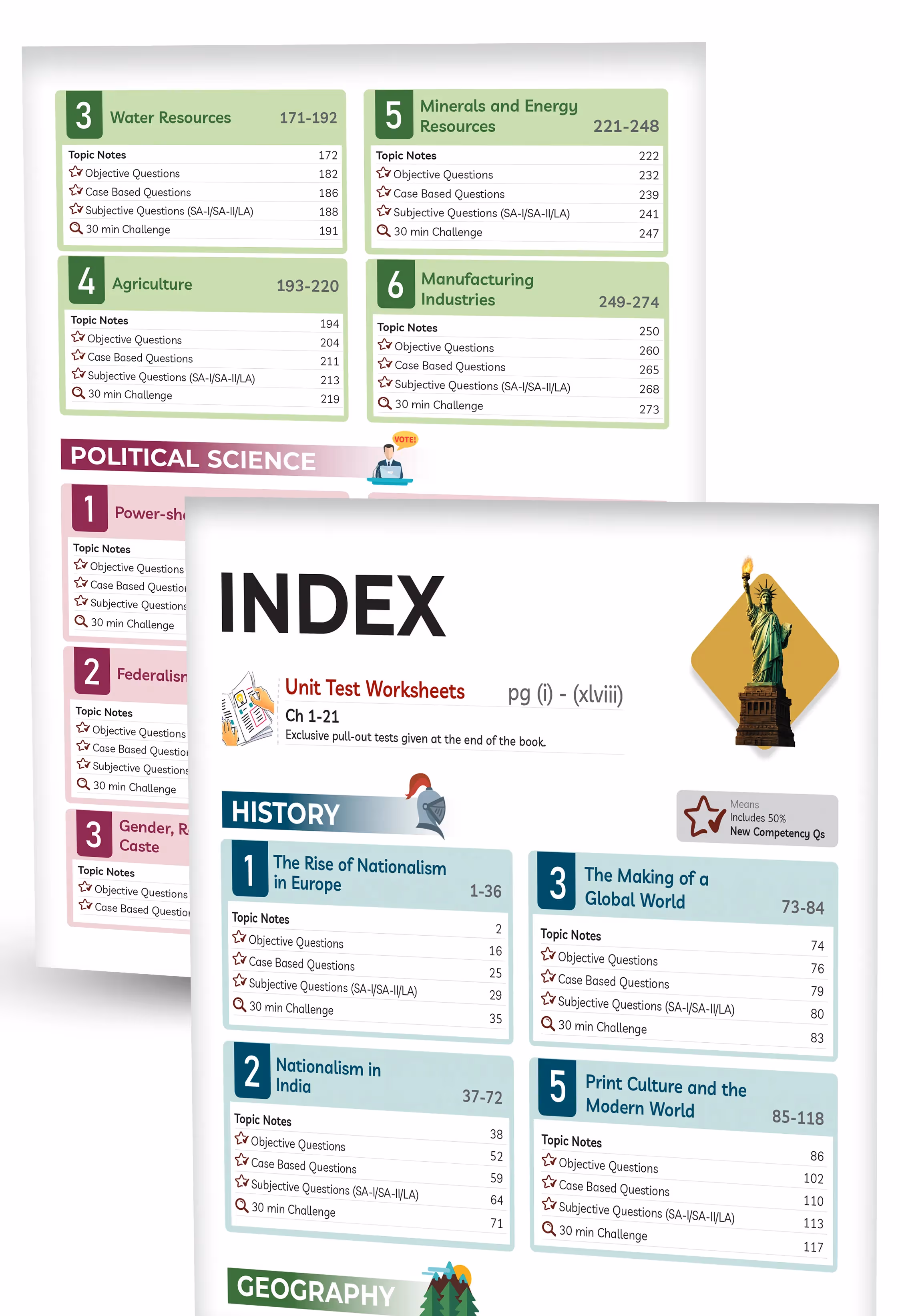 Educart CBSE Class 10 Social Science (SST) Question Bank 2026-27 | Chapterwise, Case-Based & Competency-Based Qs | Unit Test Worksheets, Notes & Visuals | NCERT Based CBSE 2027
