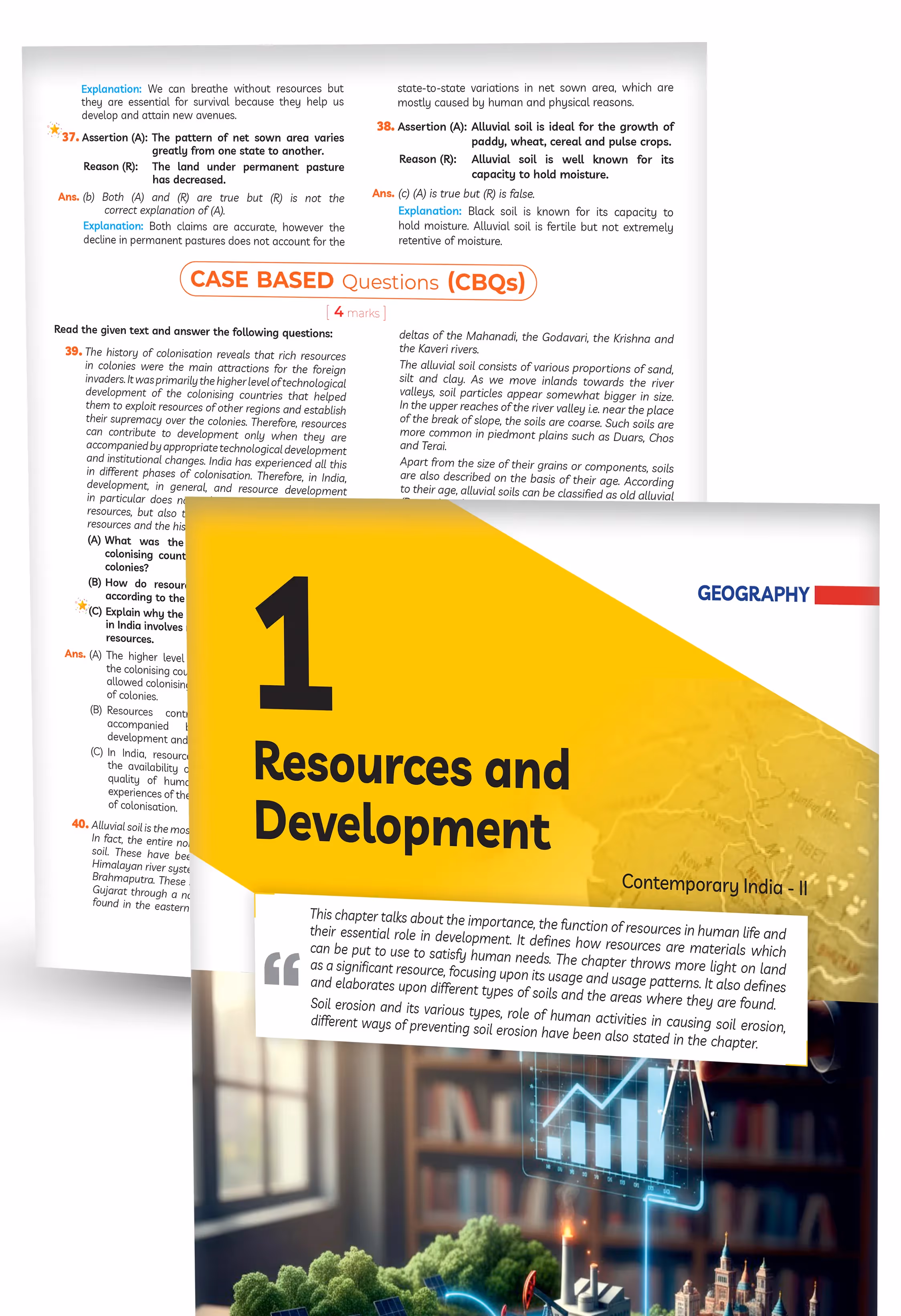 Educart CBSE Class 10 Social Science (SST) Question Bank 2026-27 | Chapterwise, Case-Based & Competency-Based Qs | Unit Test Worksheets, Notes & Visuals | NCERT Based CBSE 2027