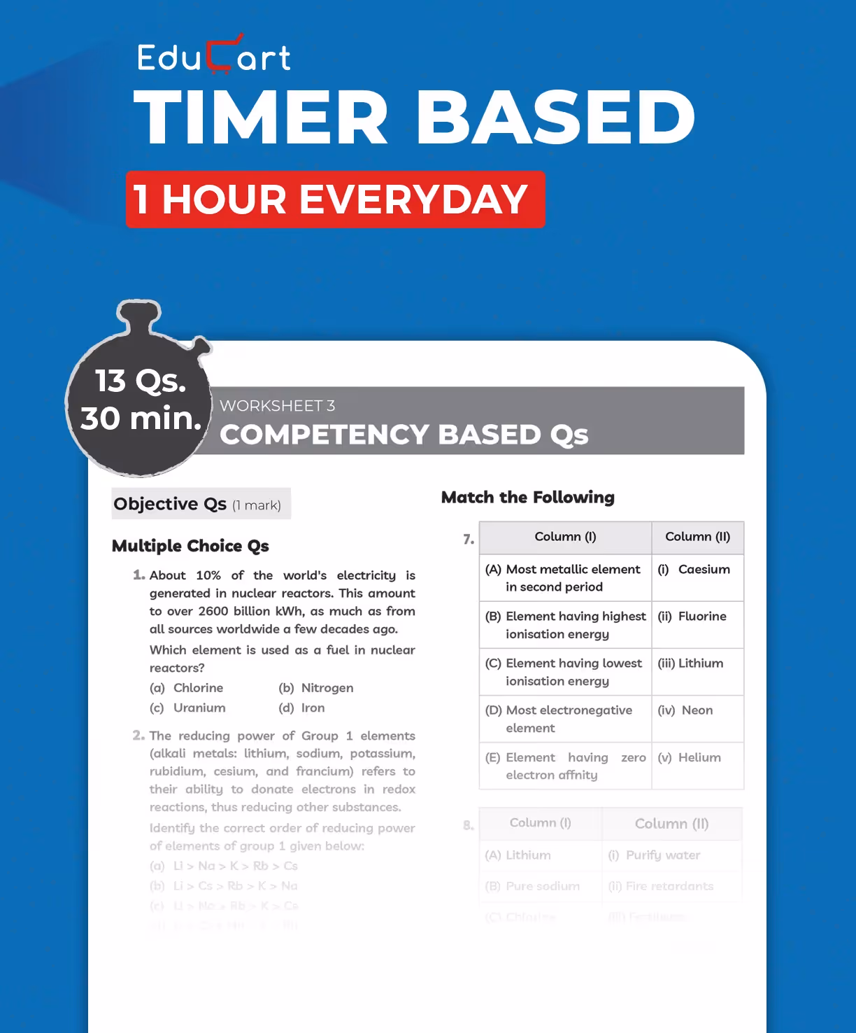 Educart ICSE Class 10 Chemistry One Shot Question Bank 2026-27 | Chapter-wise Practice Includes PYQs & Competency Based Questions | Latest Syllabus 2027
