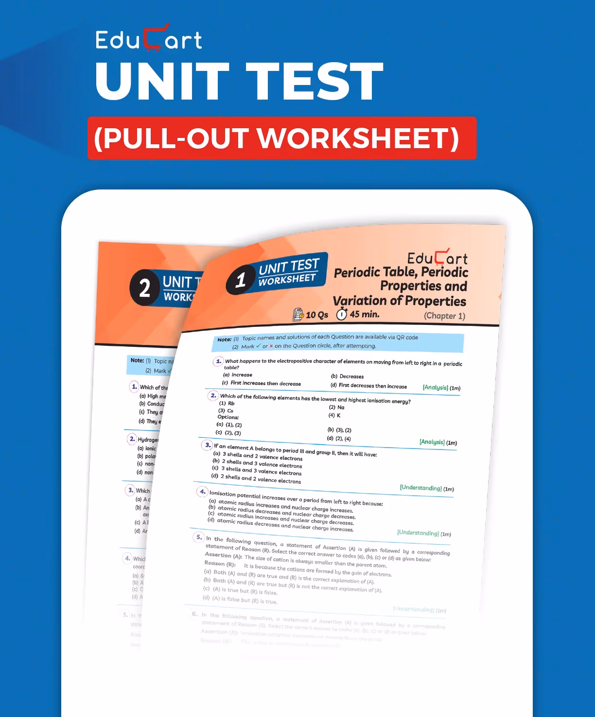 Educart ICSE Class 10 Chemistry One Shot Question Bank 2026-27 | Chapter-wise Practice Includes PYQs & Competency Based Questions | Latest Syllabus 2027