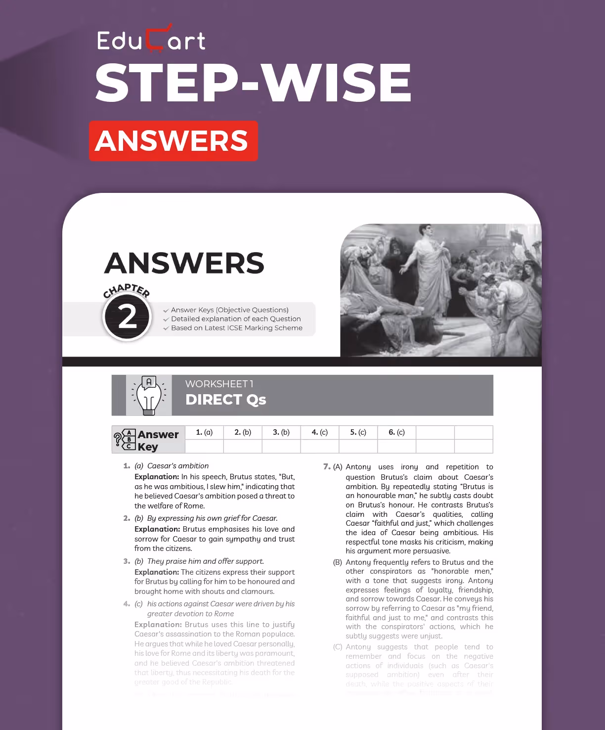 Educart ICSE Class 10 Literature in English One Shot Question Bank 2026-27 | Chapter-wise Practice Includes PYQs & Competency Based Questions | Latest Syllabus 2027