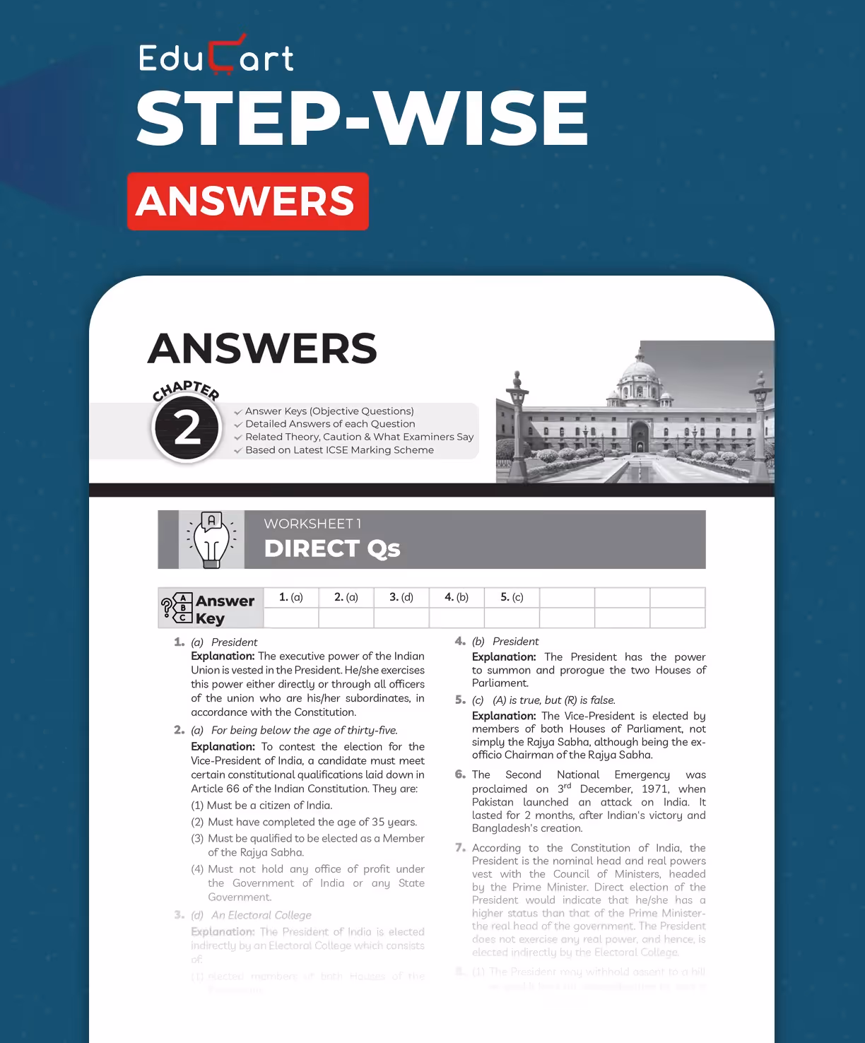 Educart ICSE Class 10 History & Civics One Shot Question Bank 2026-27 | Chapter-wise Practice Includes PYQs & Competency Based Questions | Latest Syllabus 2027